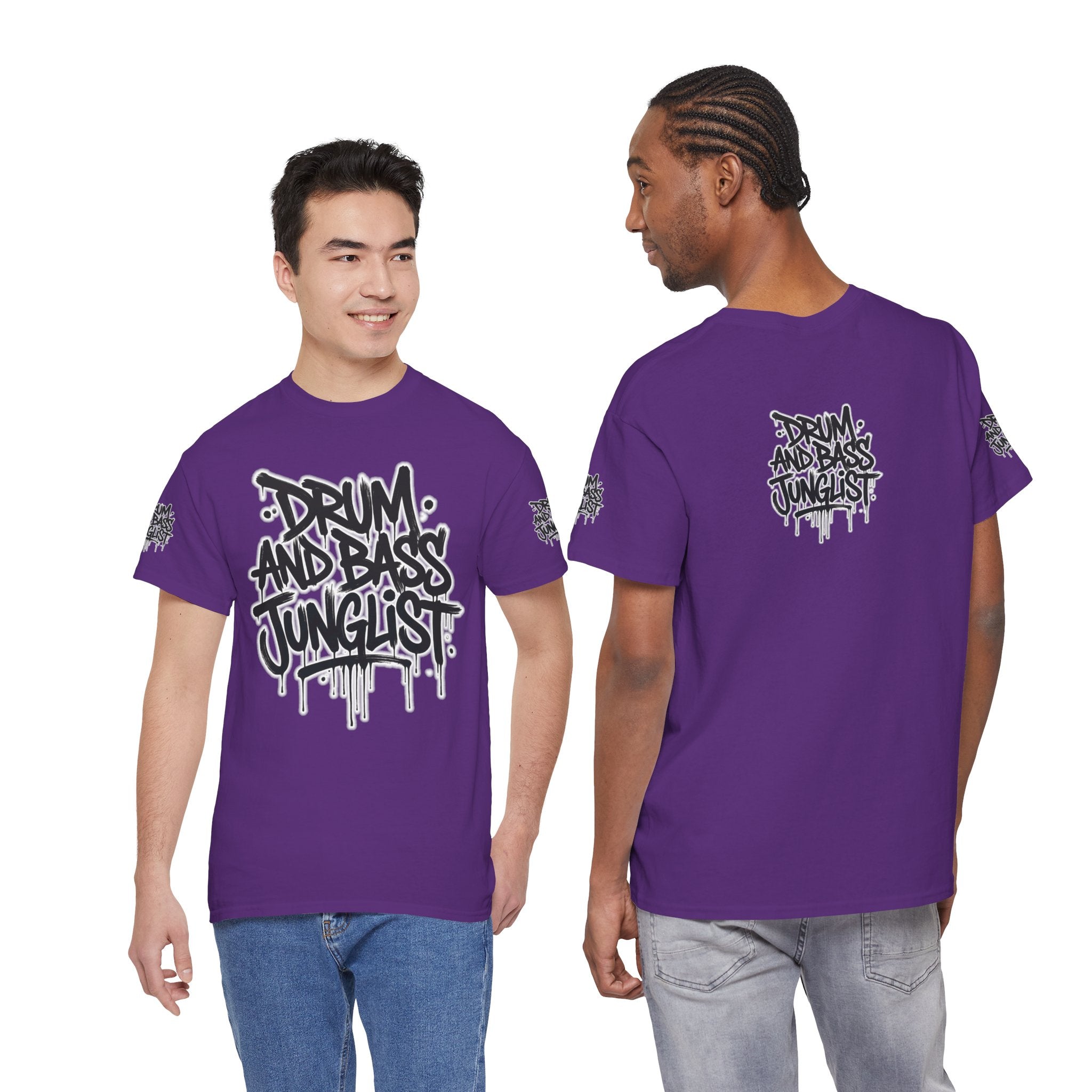 Junglist Militia™ Since 1996 | Drum & Bass Junglist Graffiti Gildan Premium Cotton T-Shirt | NeuroDemonic Records Official Streetwear | 10 Colors