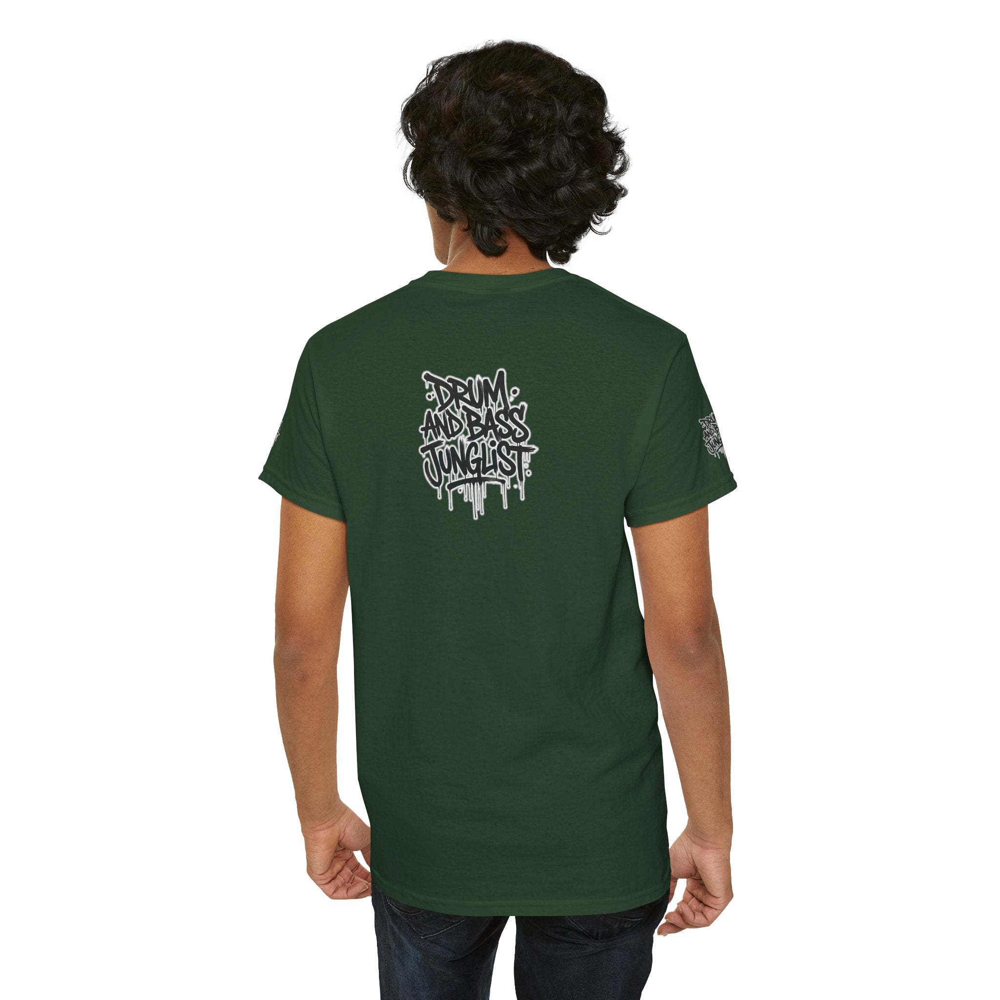 Junglist Militia™ Since 1996 | Drum & Bass Junglist Graffiti Gildan Premium Cotton T-Shirt | NeuroDemonic Records Official Streetwear | 10 Colors