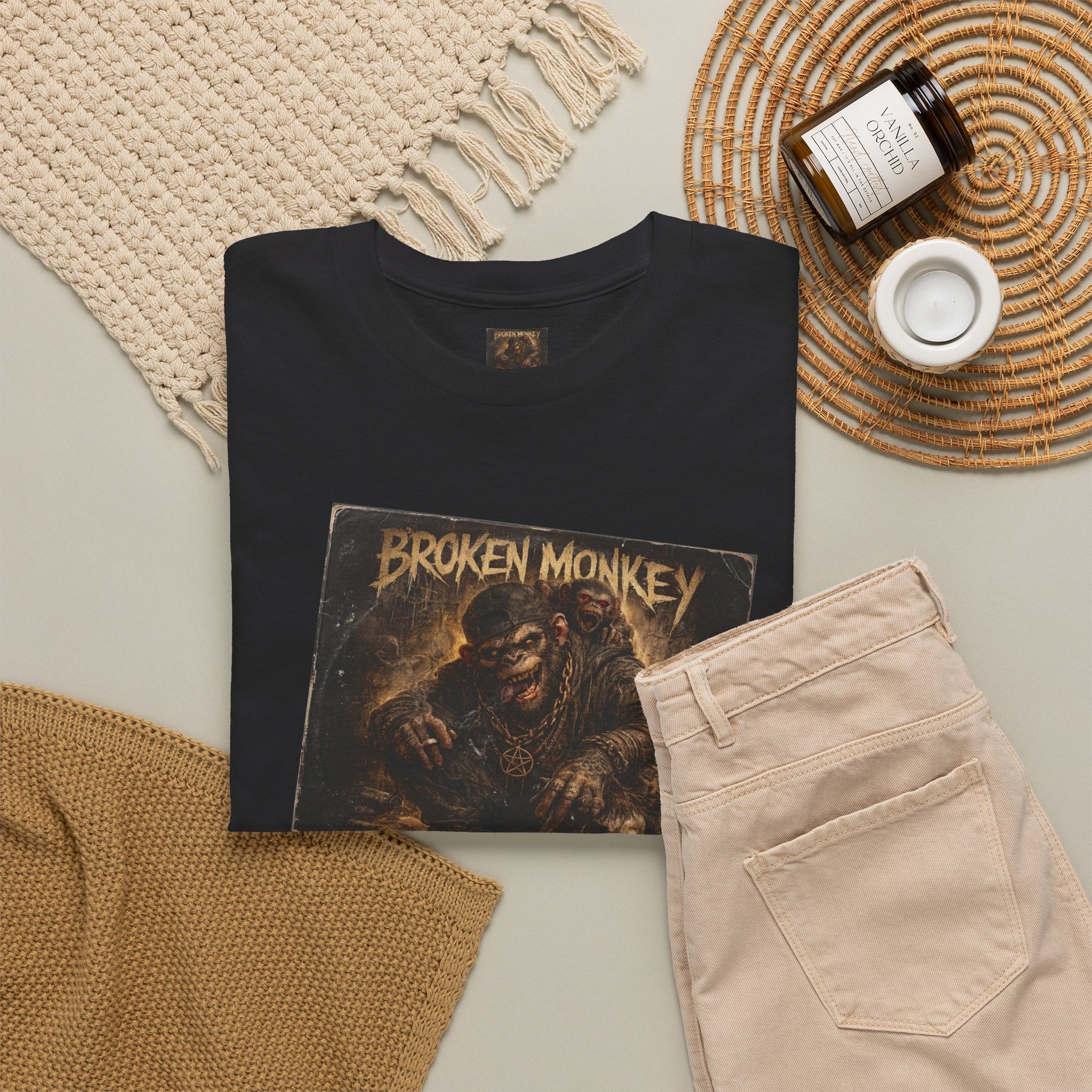 Broken Monkey Limited Edition Concert T-Shirt | Official NeuroDemonic Records Drum and Bass Edition