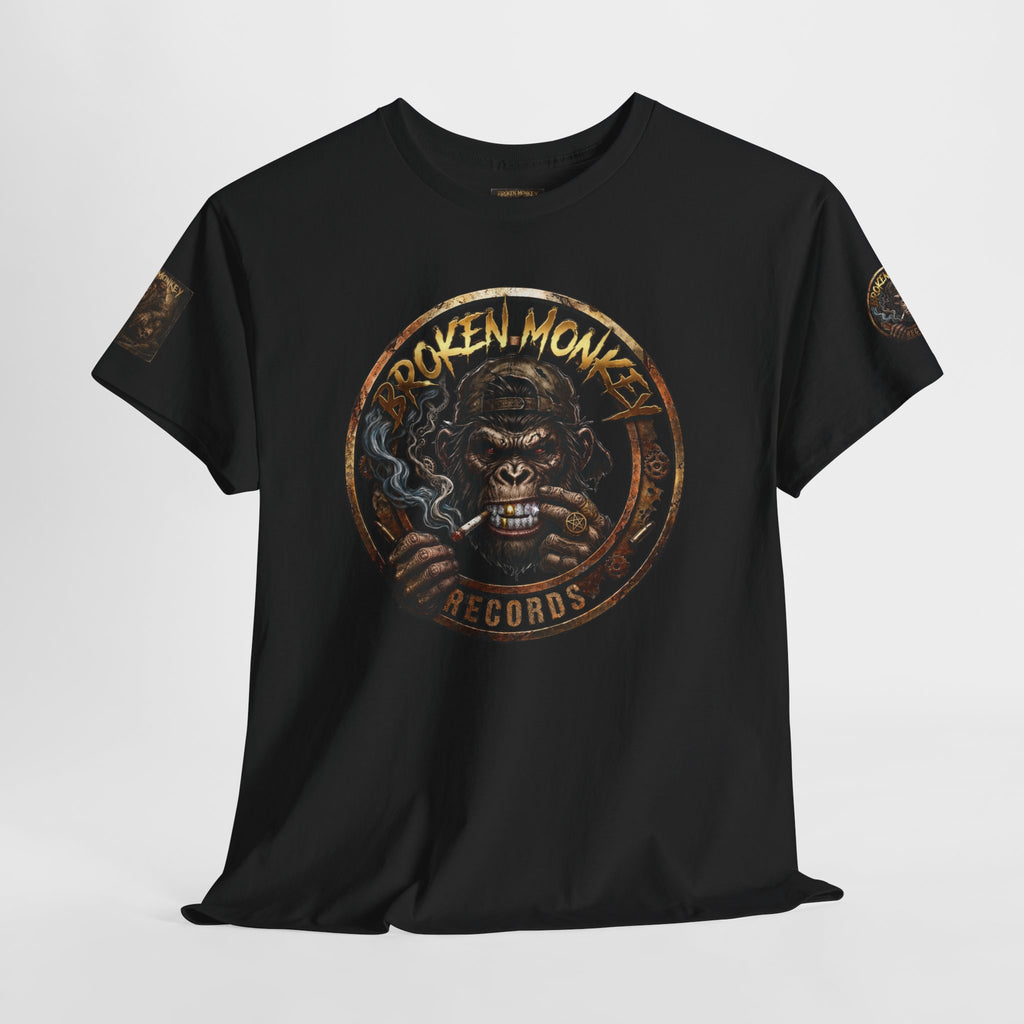 Broken Monkey Records Premium Heavy Drum & Bass T-Shirt | Neurofunk • Jump Up • Jungle • DJ Streetwear