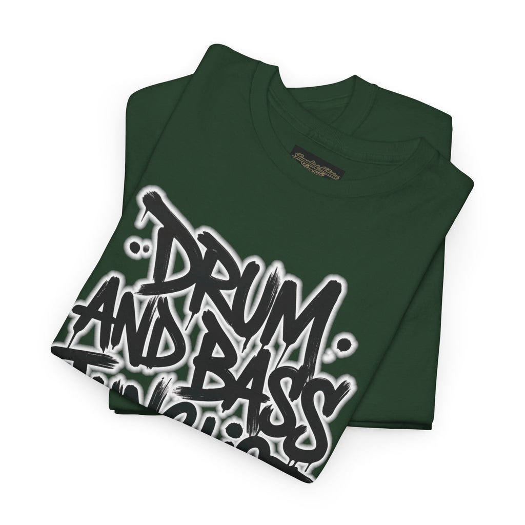 Junglist Militia™ Since 1996 | Drum & Bass Junglist Graffiti Gildan Premium Cotton T-Shirt | NeuroDemonic Records Official Streetwear | 10 Colors