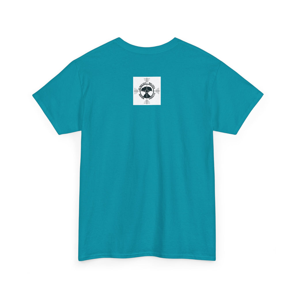 Fuck Terrorism 1st gen. Bomb Threat Logo - Unisex Heavy Cotton Tee - Junglist Militia Since 1996