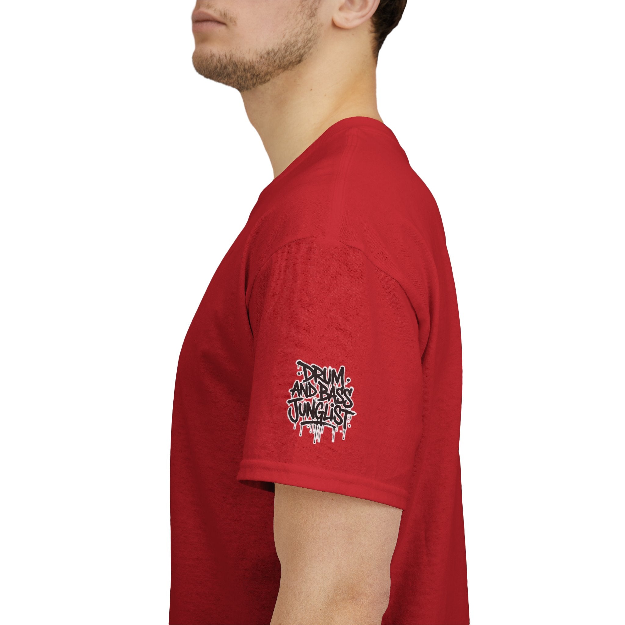 Junglist Militia™ Since 1996 | Drum & Bass Junglist Graffiti Gildan Premium Cotton T-Shirt | NeuroDemonic Records Official Streetwear | 10 Colors