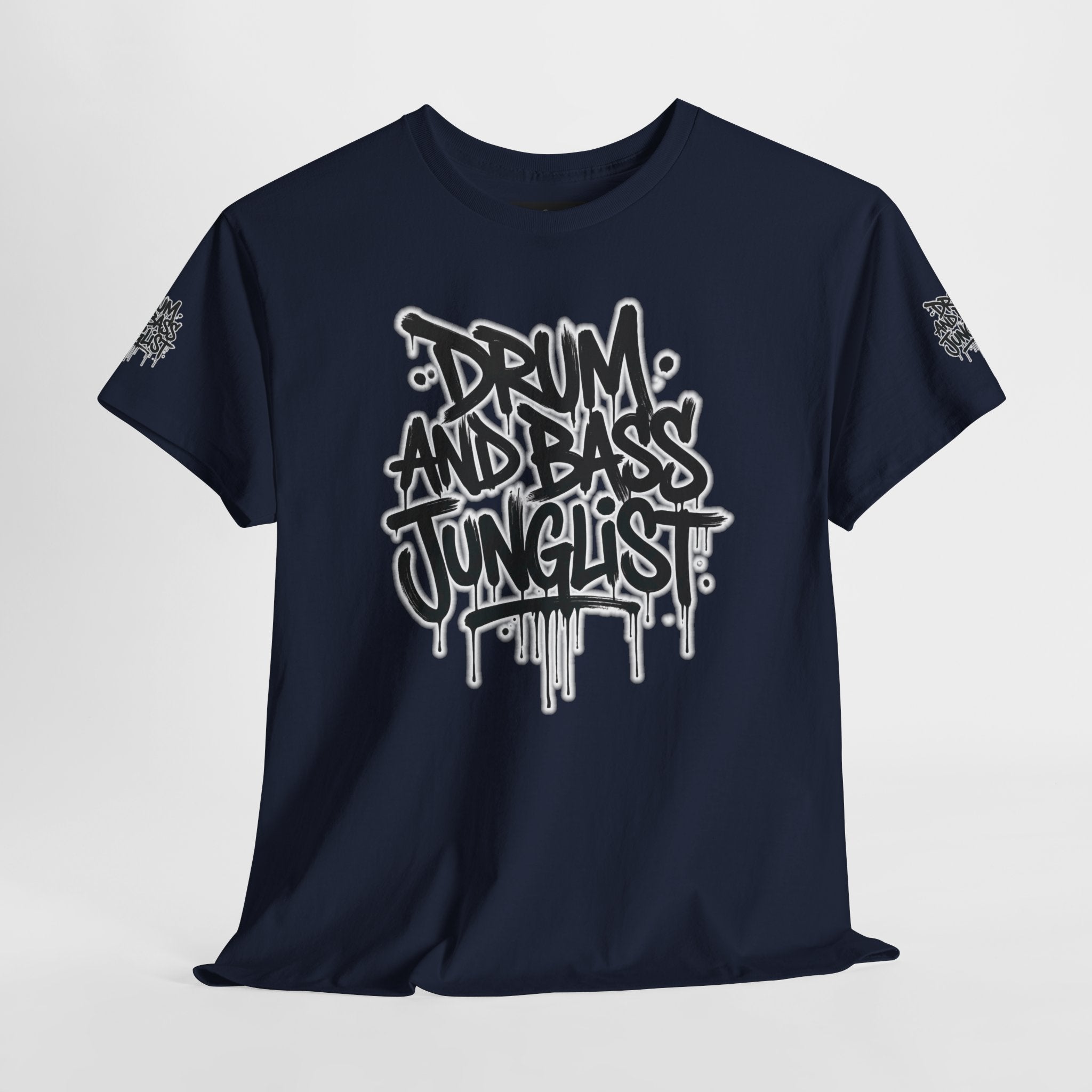 Junglist Militia™ Since 1996 | Drum & Bass Junglist Graffiti Gildan Premium Cotton T-Shirt | NeuroDemonic Records Official Streetwear | 10 Colors