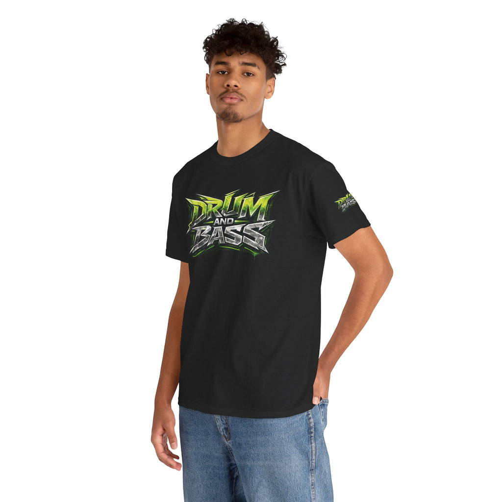 Official NeuroDemonic™ merchandise.  Drum and Bass T-Shirt | Premium Gildan Heavy Cotton DJ, DNB & Junglist Graphic Tee