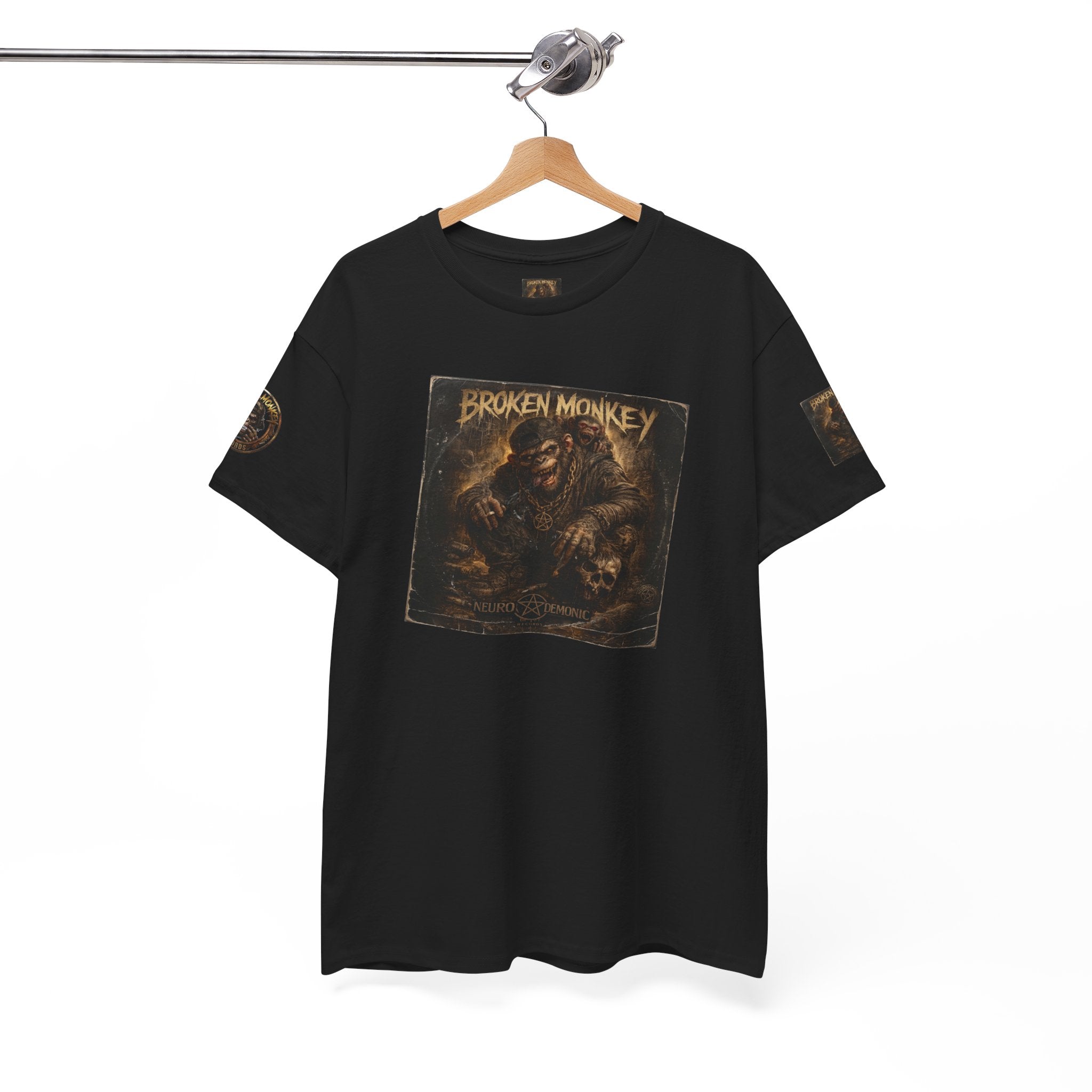 Broken Monkey Limited Edition Concert T-Shirt | Official NeuroDemonic Records Drum and Bass Edition