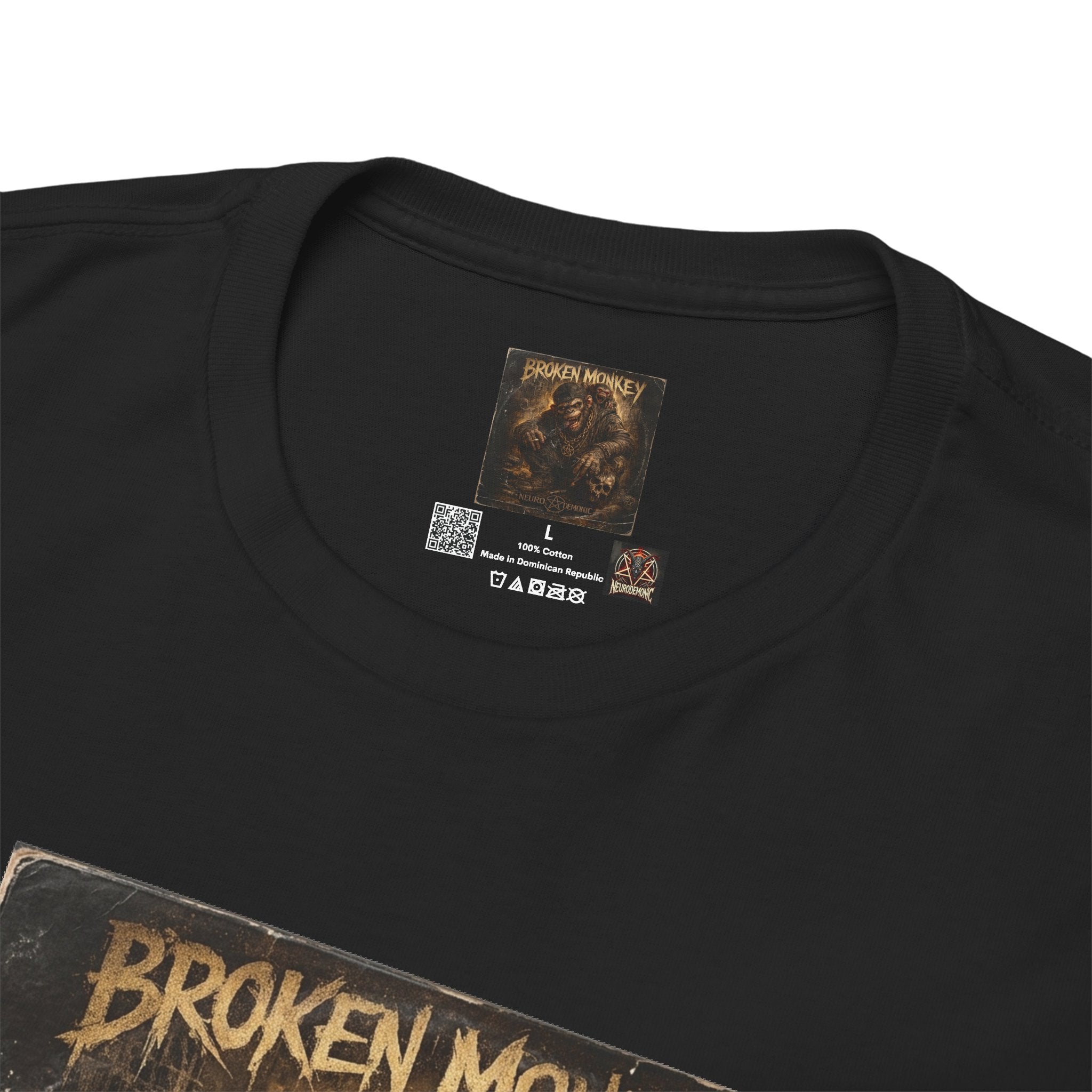 Broken Monkey Limited Edition Concert T-Shirt | Official NeuroDemonic Records Drum and Bass Edition
