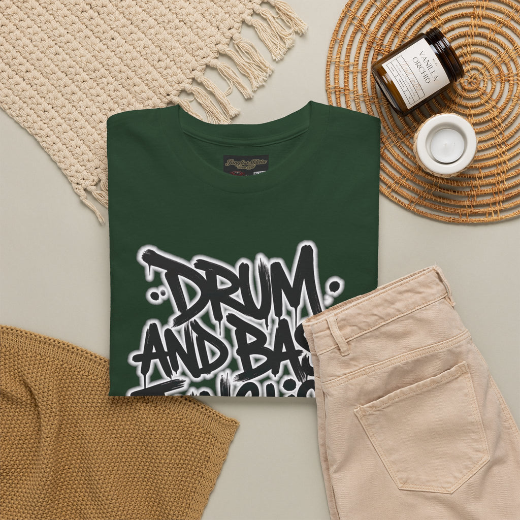 Junglist Militia™ Since 1996 | Drum & Bass Junglist Graffiti Gildan Premium Cotton T-Shirt | NeuroDemonic Records Official Streetwear | 10 Colors
