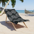 Drum and Bass Junglist Graffiti Beach Towel | Urban Surf Vibe | Premium Festival & Beach Towel (2 Sizes)