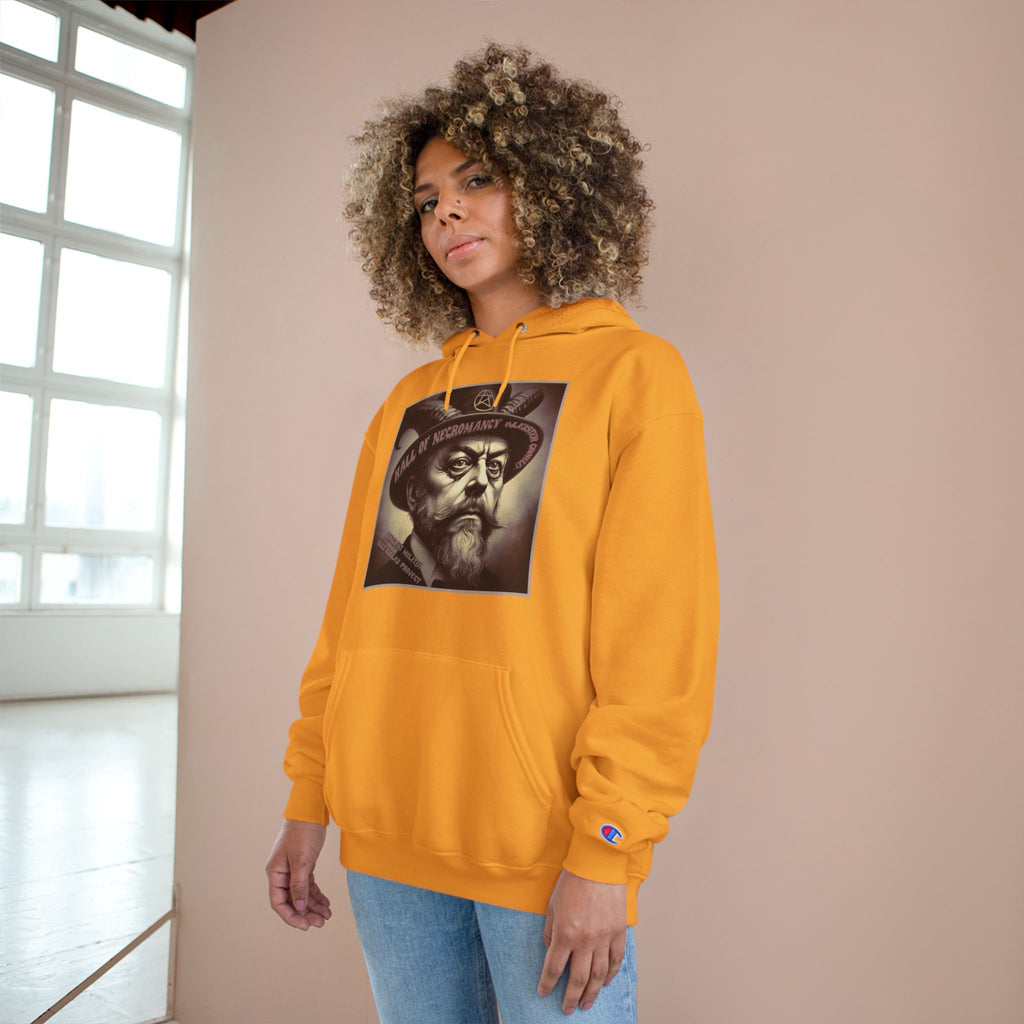 Champion Hoodie-Hall of Necromancy-Aleister Crowley-JUNGLIST MILITIA-KULT KILLAZ PROJECT