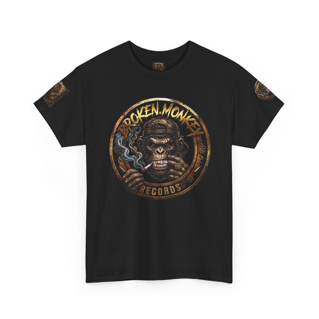 Broken Monkey Records Premium Heavy Drum & Bass T-Shirt | Neurofunk • Jump Up • Jungle • DJ Streetwear