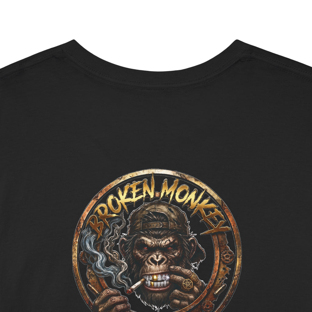 BROKEN MONKEY Vintage Heavyweight - Drum & Bass T-Shirt