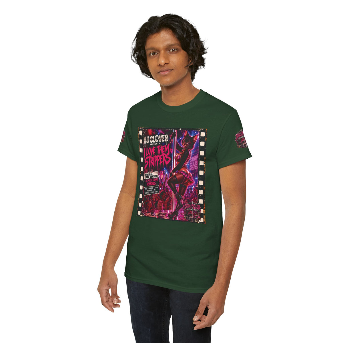 DJ Clover Presents “I Love Them Strippers” - Strip Club Records Official Album T-Shirt
