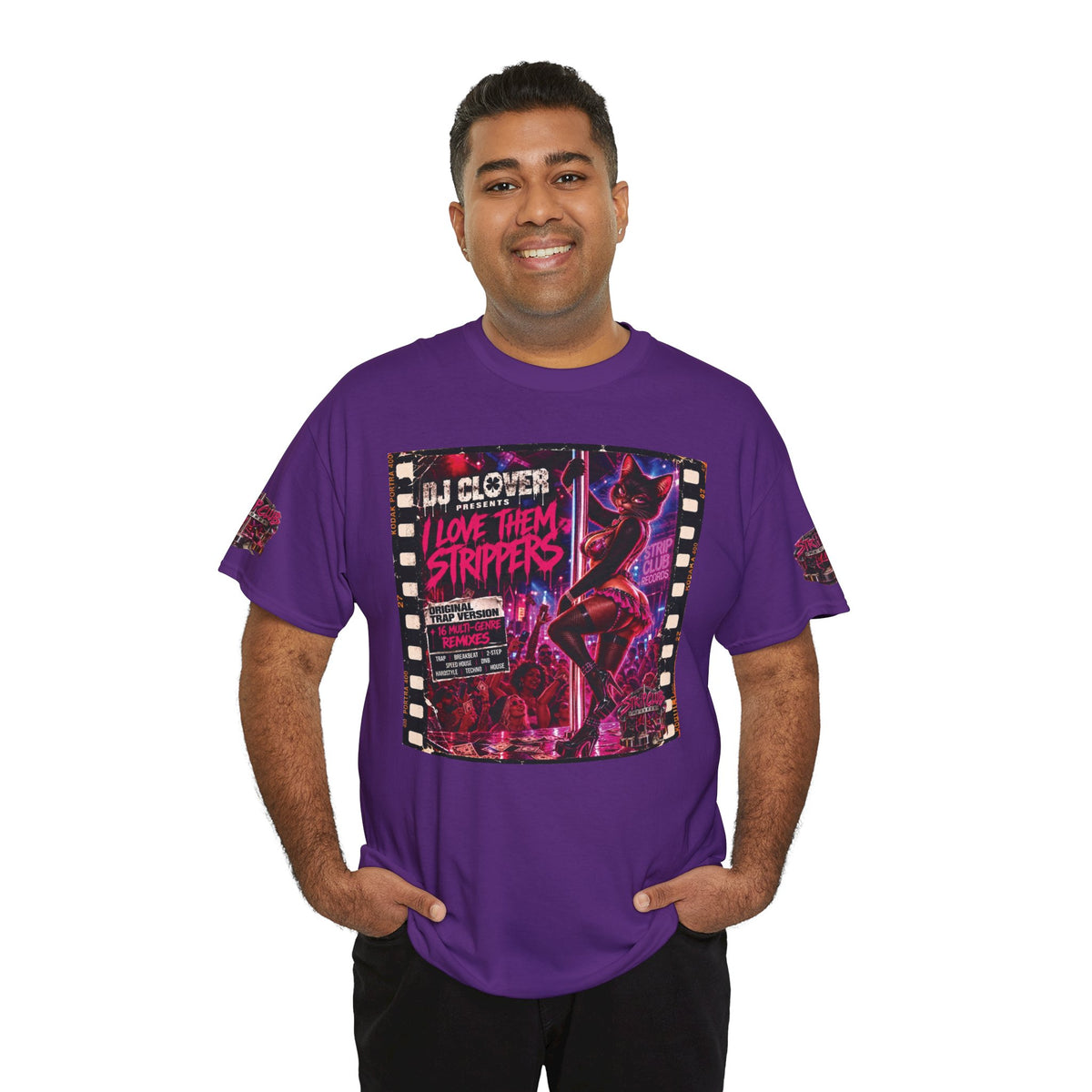 DJ Clover Presents “I Love Them Strippers” - Strip Club Records Official Album T-Shirt