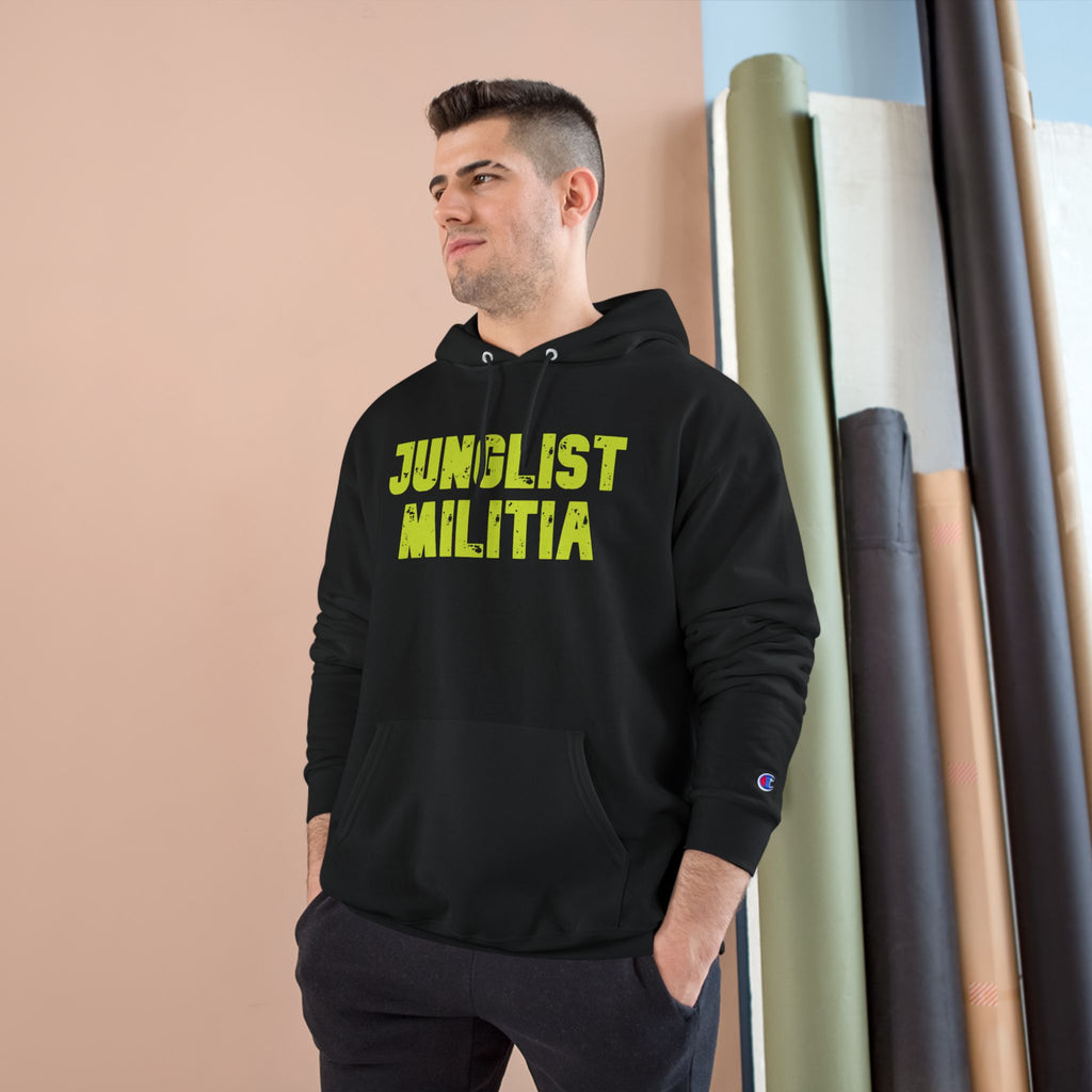 Champion Hoodie- JUNGLIST MILITIA ARMY