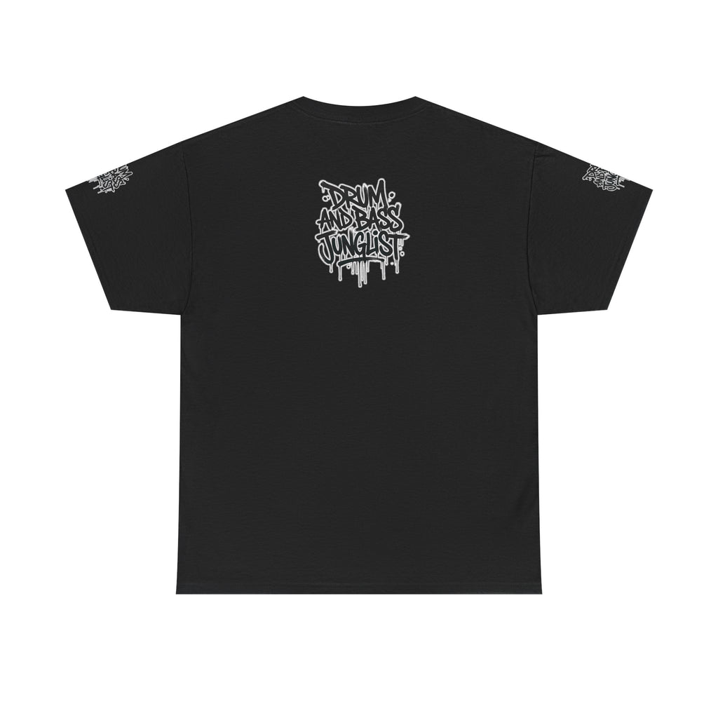 Junglist Militia™ Since 1996 | Drum & Bass Junglist Graffiti Gildan Premium Cotton T-Shirt | NeuroDemonic Records Official Streetwear | 10 Colors