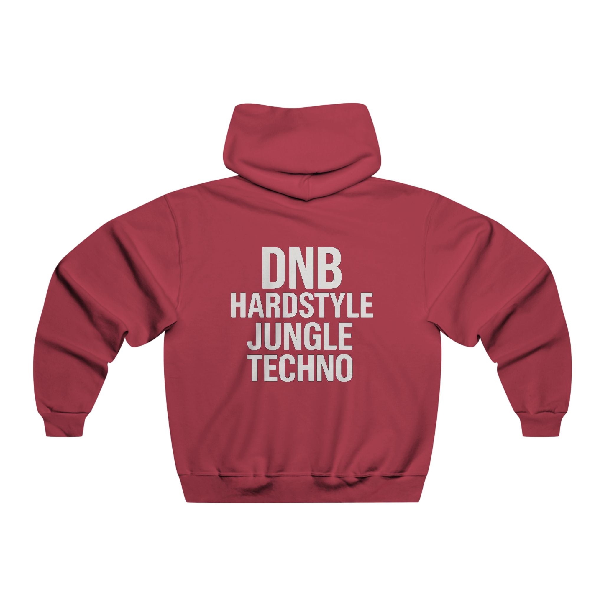 DNB Hardstyle Jungle Techno JERZEES® Unisex Pullover Hoodie – Underground Rave Streetwear Edition