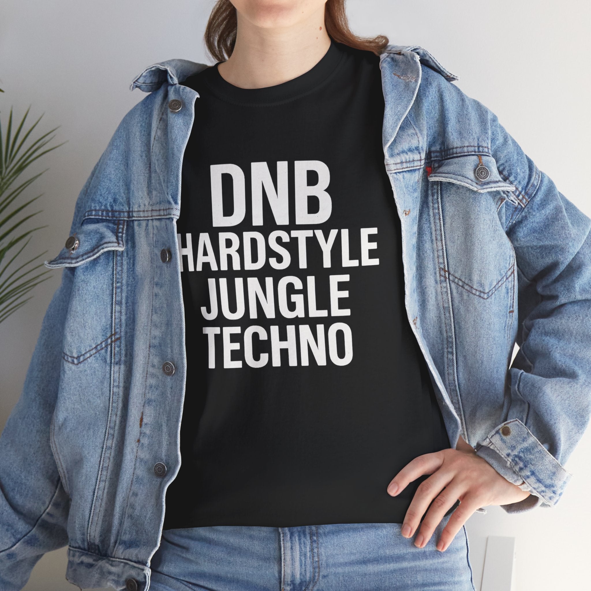 NeuroDemonic Electronic Music Genres T-Shirt — DNB Hardstyle Jungle Techno Graphic Tee