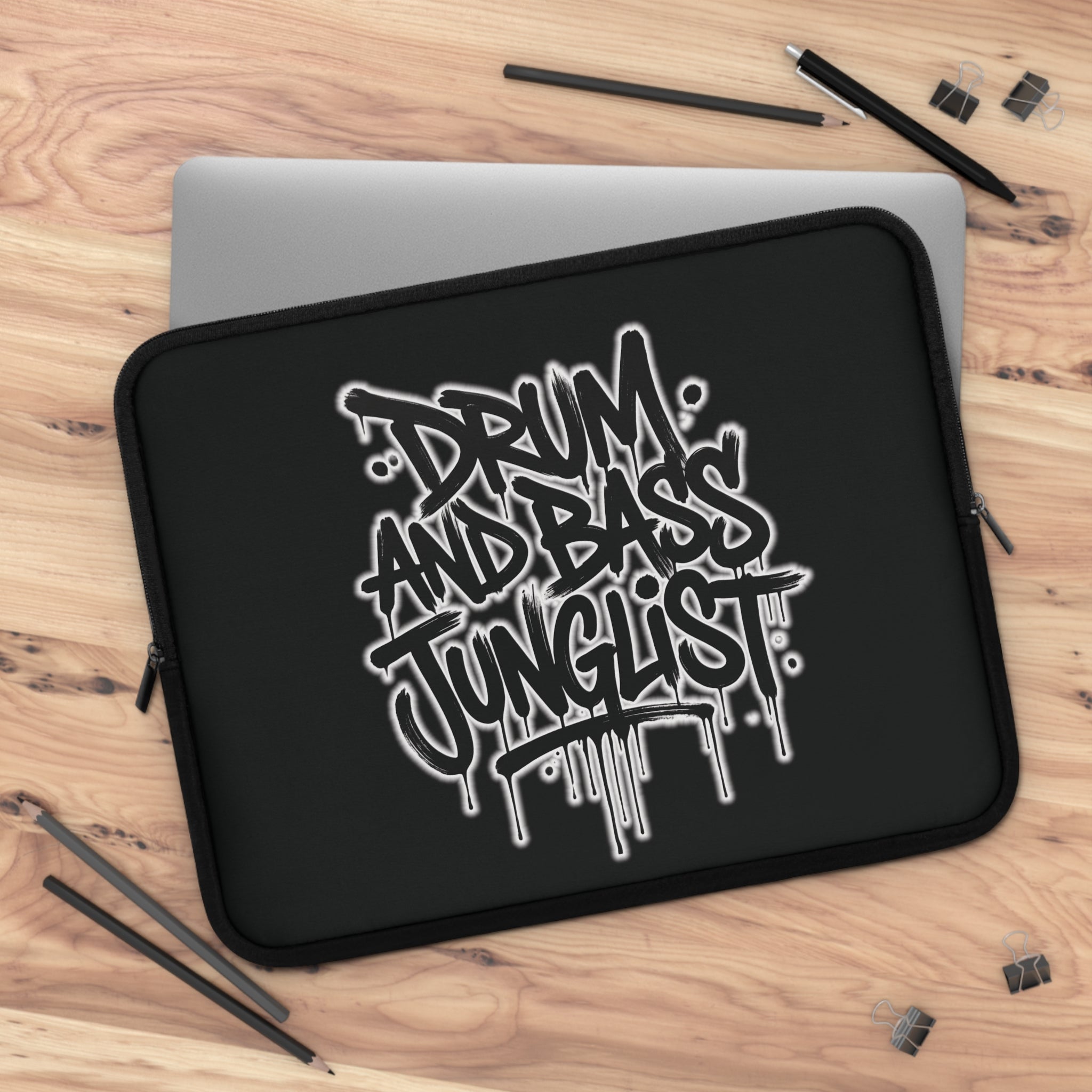 Drum and Bass Junglist Graffiti Laptop Sleeve & iPad Case | Protective Padded Sleeve | 5 Sizes