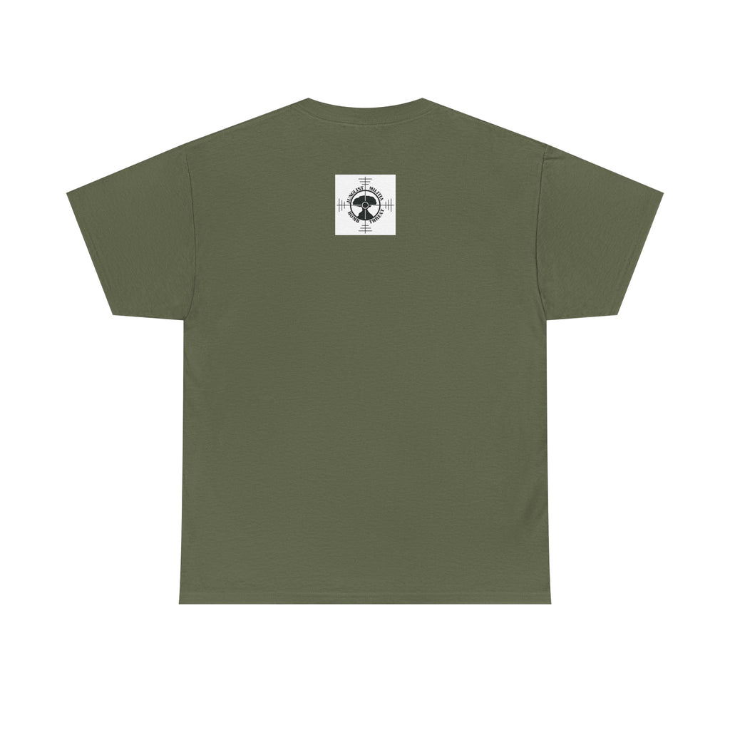 Fuck Terrorism 1st gen. Bomb Threat Logo - Unisex Heavy Cotton Tee - Junglist Militia Since 1996