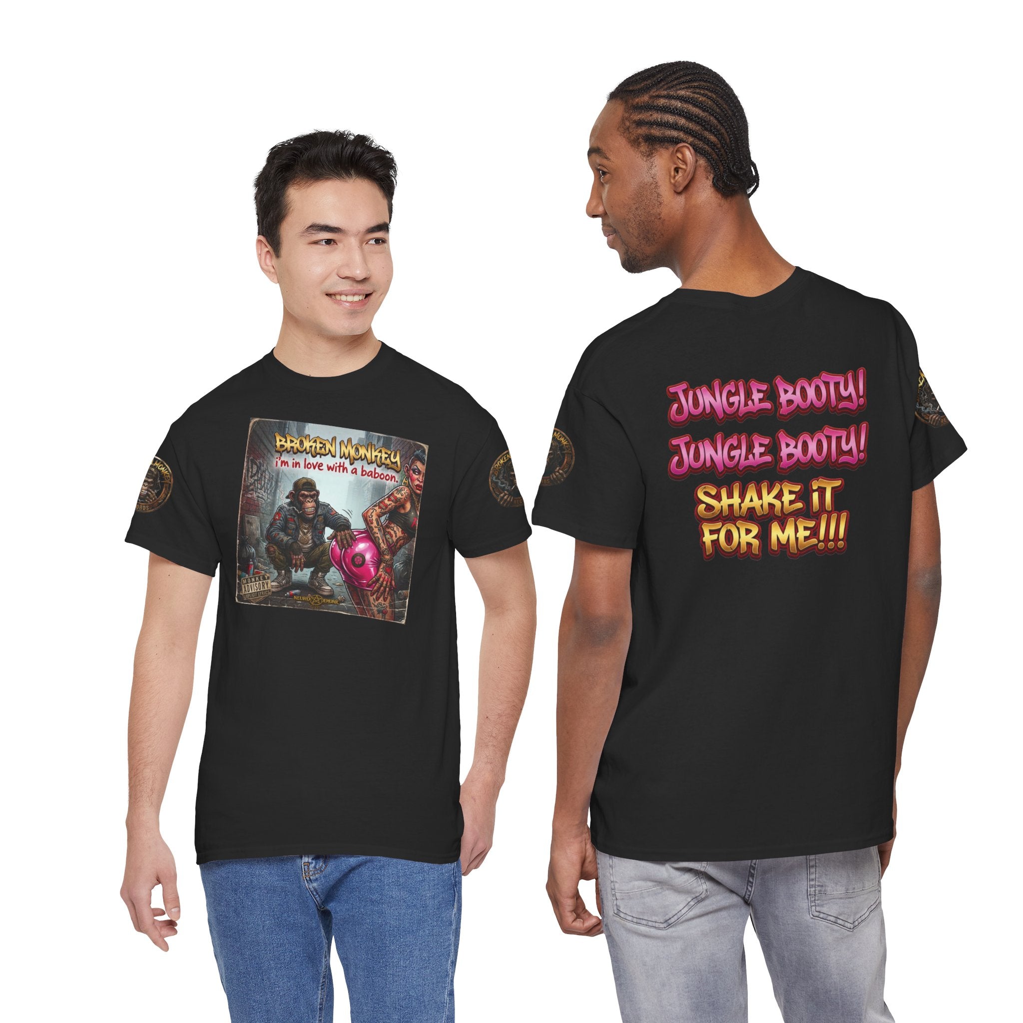 Broken Monkey - "Jungle Booty! Shake It For Me!!!" Graphic Shirt | Limited Edition