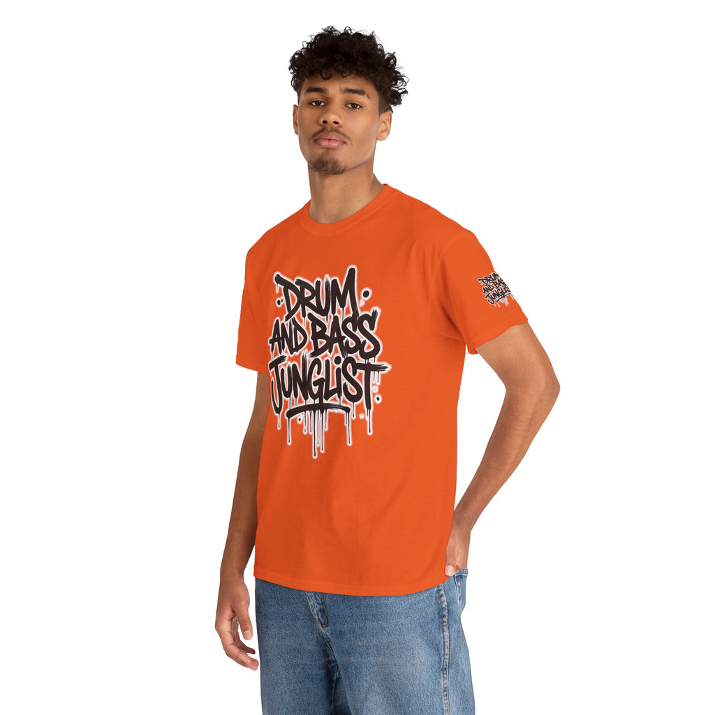 Junglist Militia™ Since 1996 | Drum & Bass Junglist Graffiti Gildan Premium Cotton T-Shirt | NeuroDemonic Records Official Streetwear | 10 Colors