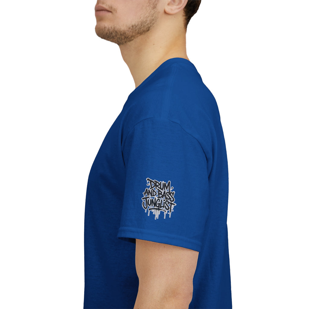 Junglist Militia™ Since 1996 | Drum & Bass Junglist Graffiti Gildan Premium Cotton T-Shirt | NeuroDemonic Records Official Streetwear | 10 Colors