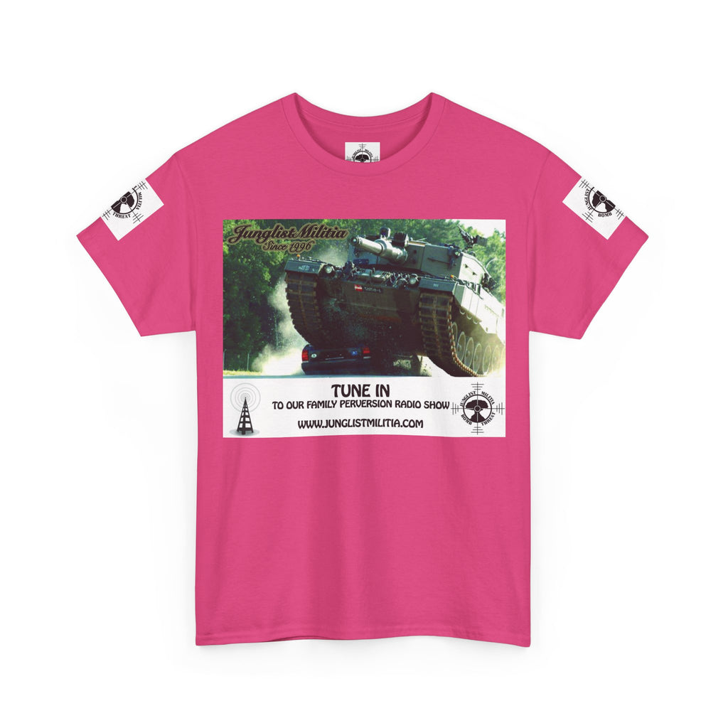 Classic Radio Junglist Militia The Junglist Militia Family Perversion Radio Show Los Angeles, California. Unisex Gildan T-Shirt