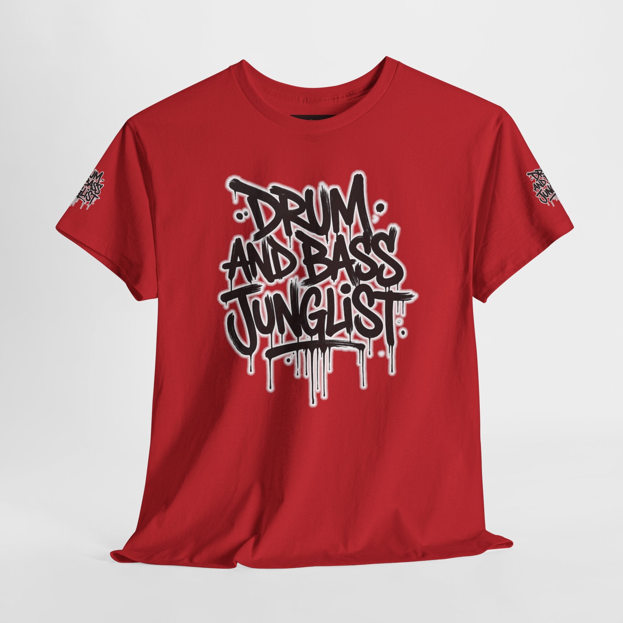 Junglist Militia™ Since 1996 | Drum & Bass Junglist Graffiti Gildan Premium Cotton T-Shirt | NeuroDemonic Records Official Streetwear | 10 Colors