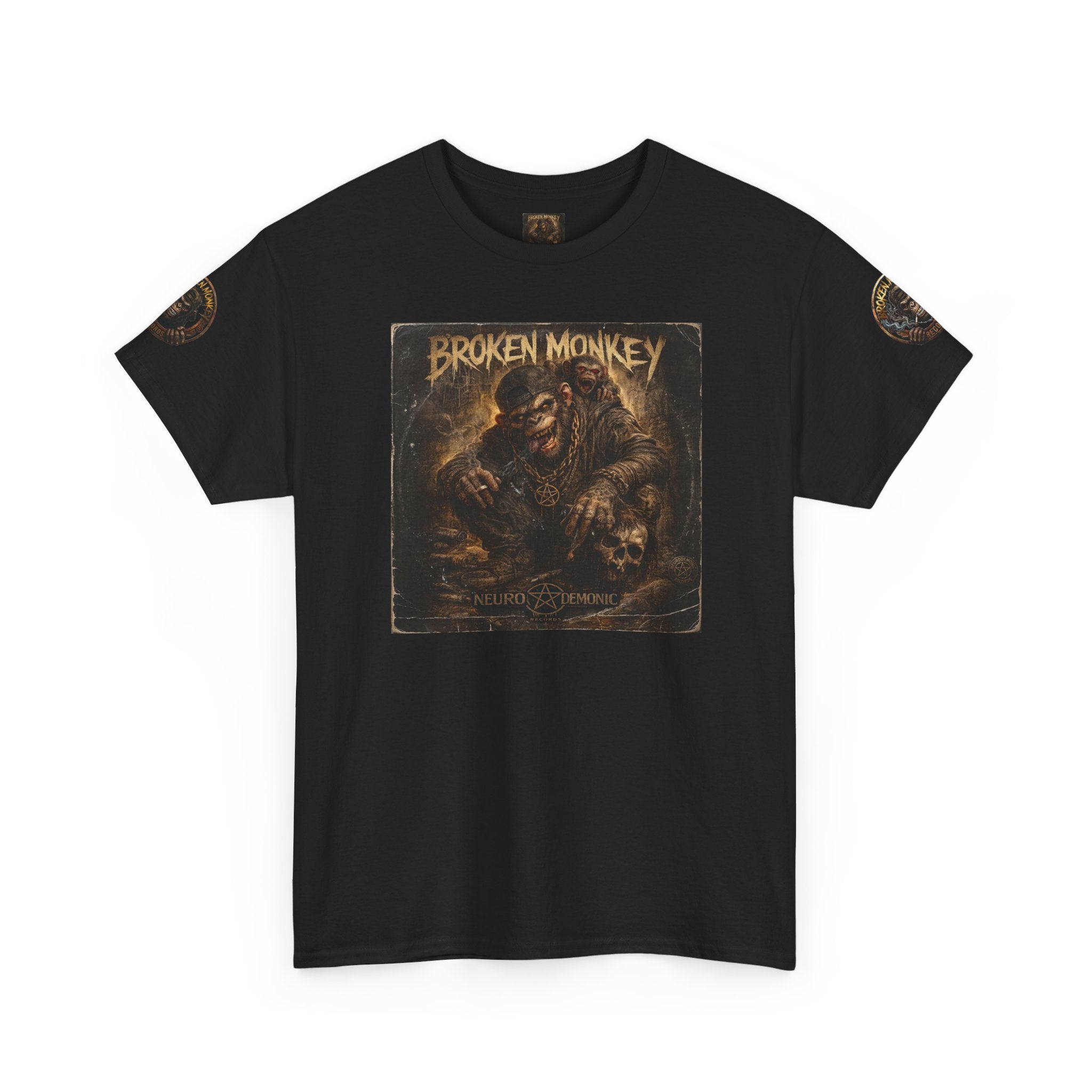 BROKEN MONKEY Vintage Heavyweight - Drum & Bass T-Shirt
