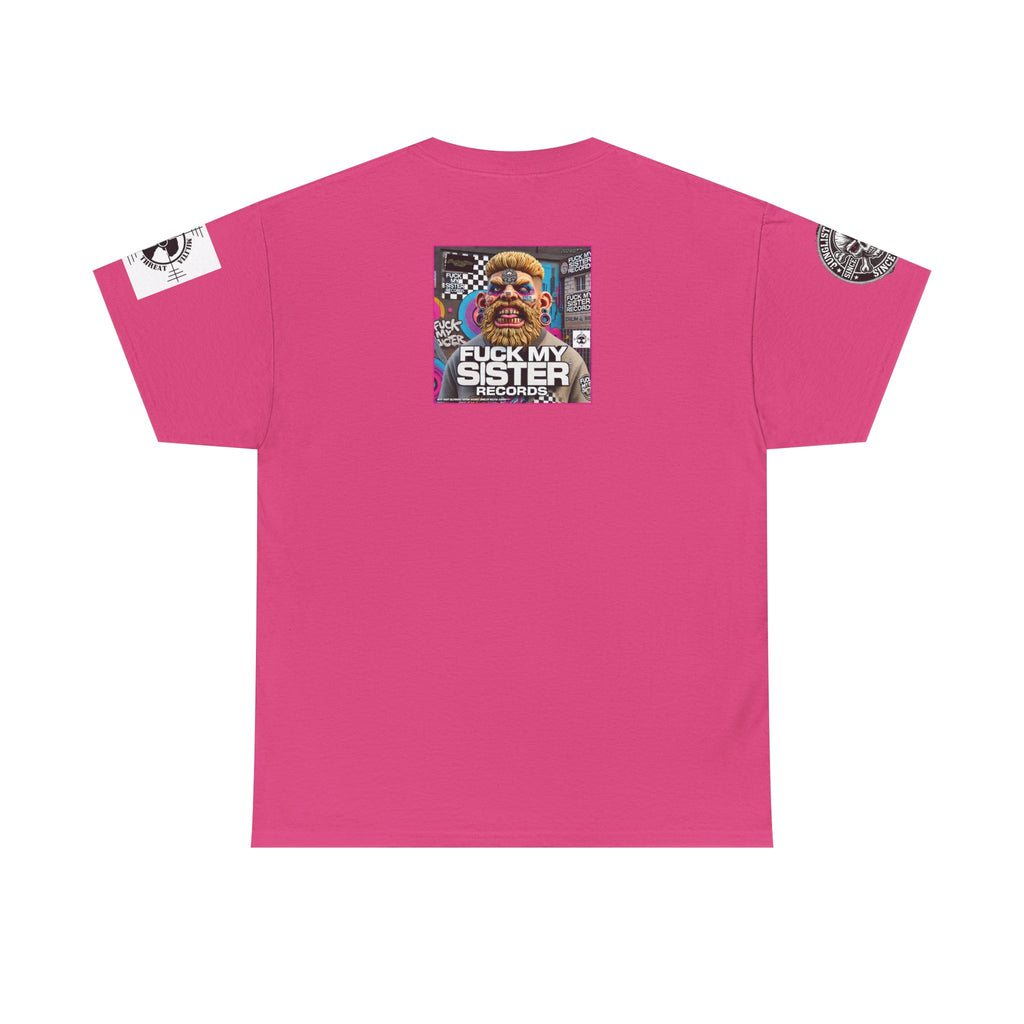 Fuck my Sister Records - Unisex Heavy Cotton Tee - Junglist Militia Since 1996