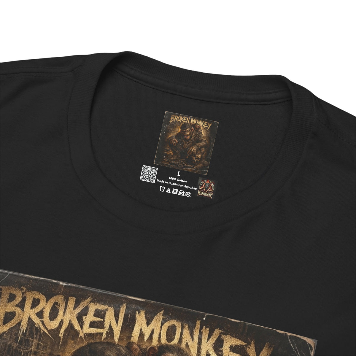 BROKEN MONKEY Vintage Heavyweight - Drum & Bass T-Shirt