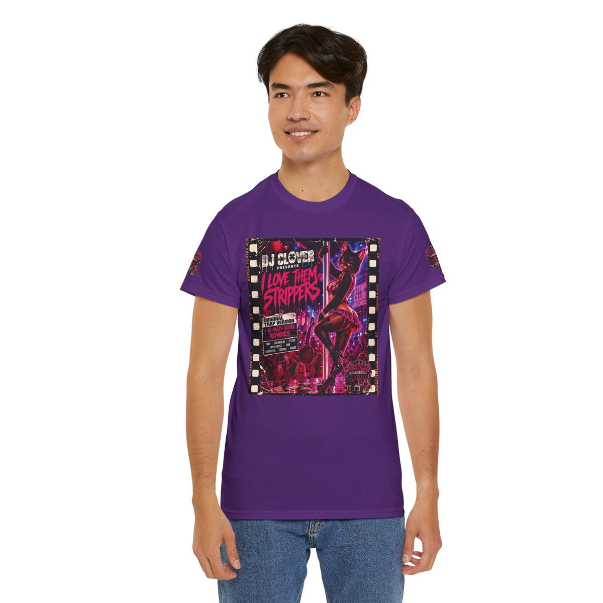 DJ Clover Presents “I Love Them Strippers” - Strip Club Records Official Album T-Shirt