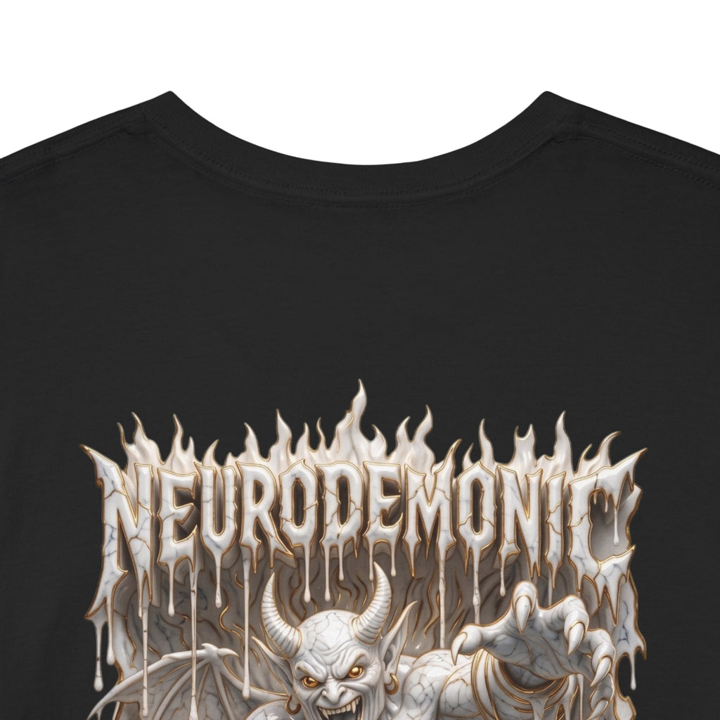 NeuroDemonic® Infernal Demon T-Shirt – Premium Gildan Underground Metal & Drum and Bass Streetwear | Premium Heavy Metal Edition