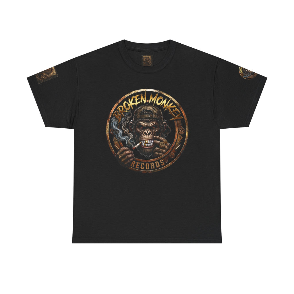 Broken Monkey Records Premium Heavy Drum & Bass T-Shirt | Neurofunk • Jump Up • Jungle • DJ Streetwear