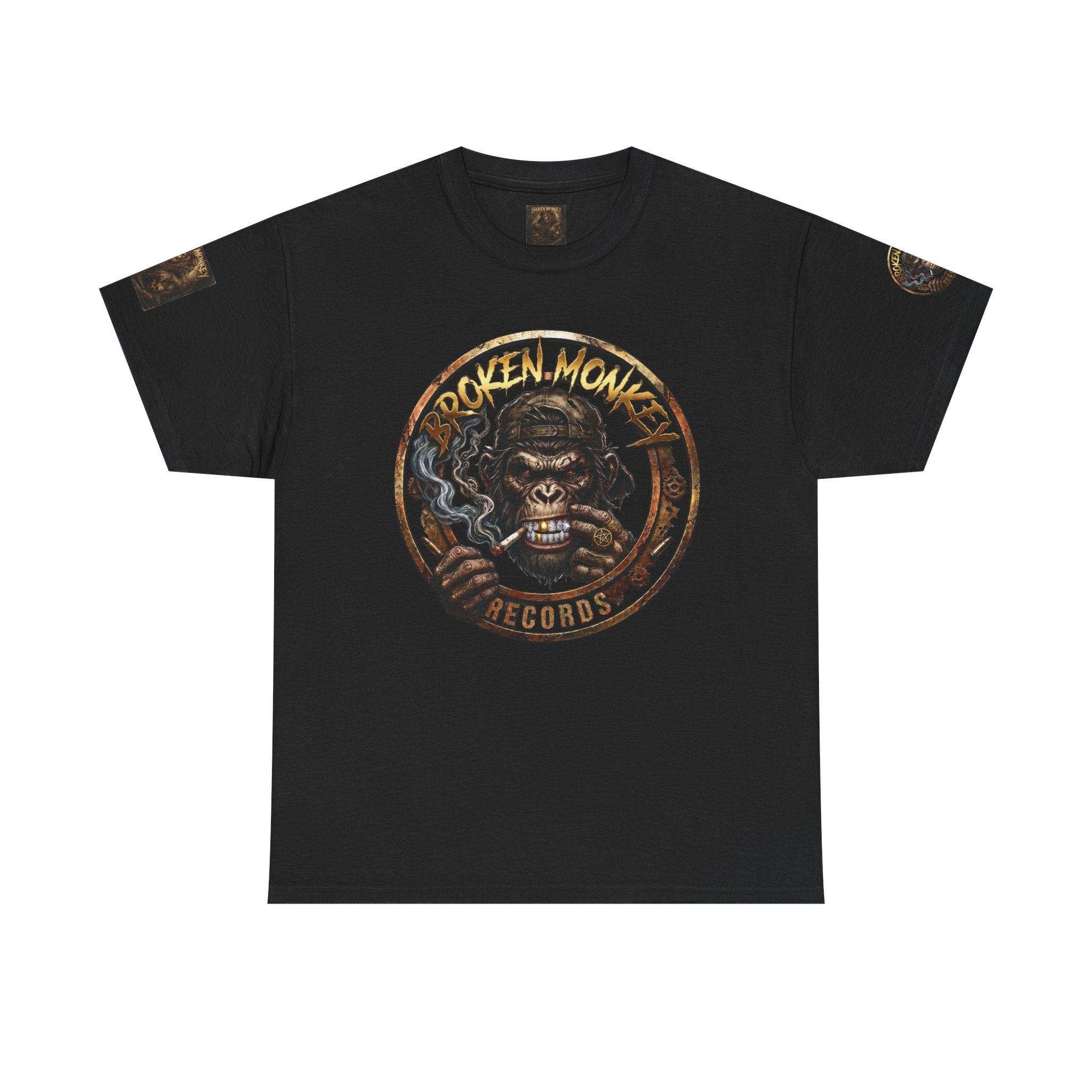 Broken Monkey Records Premium Heavy Drum & Bass T-Shirt | Neurofunk • Jump Up • Jungle • DJ Streetwear