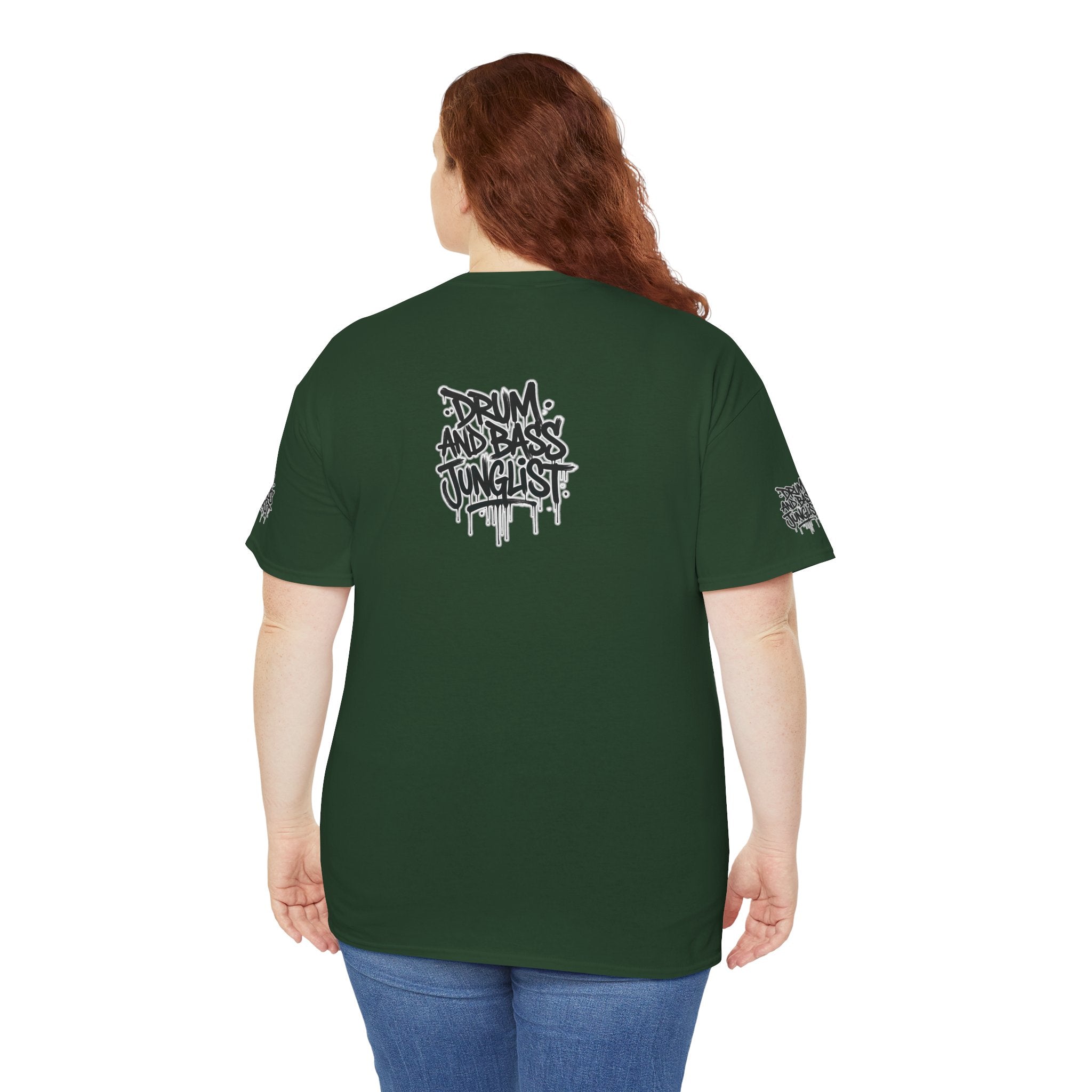 Junglist Militia™ Since 1996 | Drum & Bass Junglist Graffiti Gildan Premium Cotton T-Shirt | NeuroDemonic Records Official Streetwear | 10 Colors