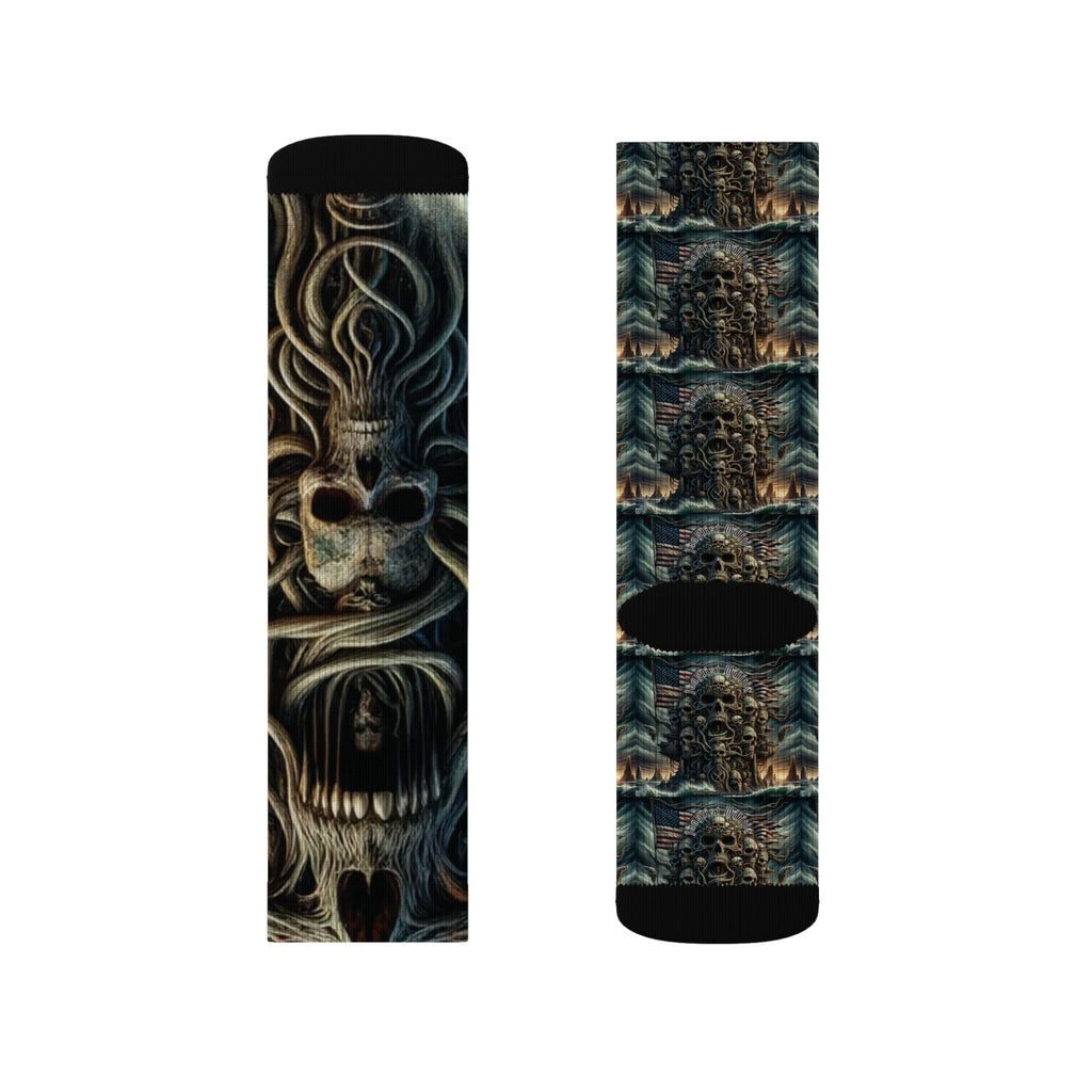 Ghosts of War Sublimation Socks- Unisex-Junglist Militia