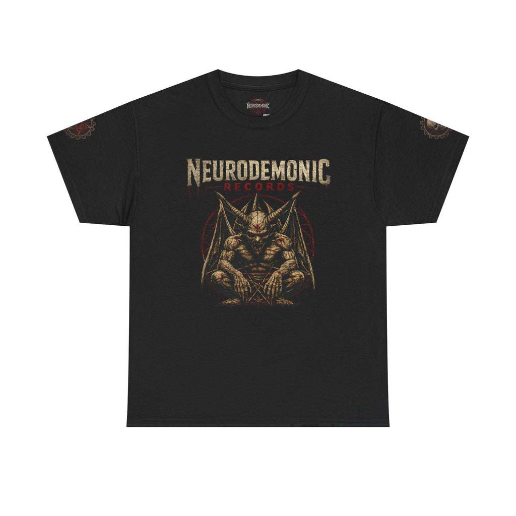NeuroDemonic Records™ Premium Gildan Cotton T-Shirt – Gargoyle Demon Tour Edition