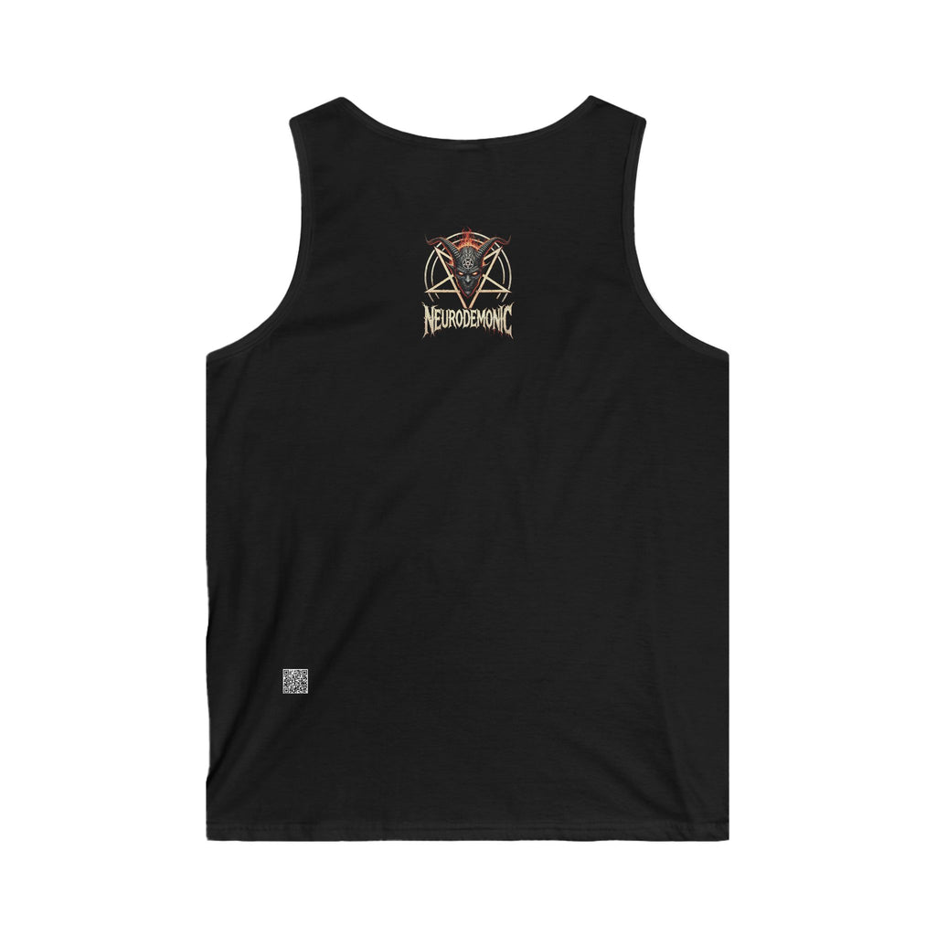 NeuroDemonic Baphomet Pentagram Tank Top – Heavy Metal Streetwear Edition