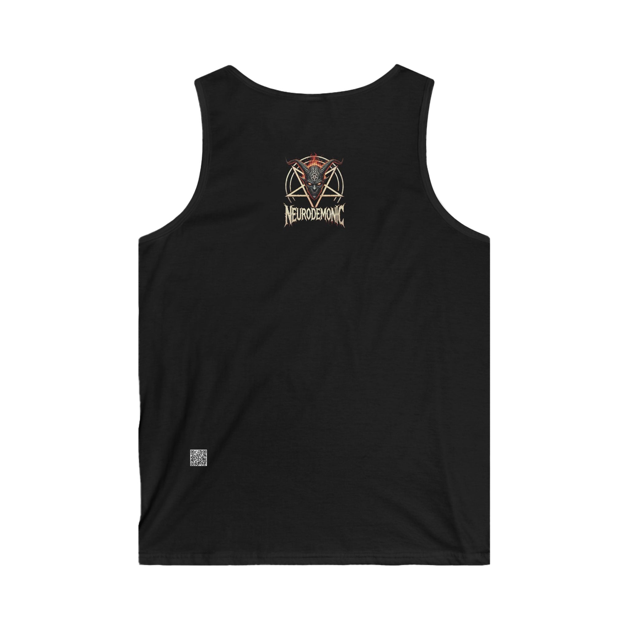 NeuroDemonic Baphomet Pentagram Tank Top – Heavy Metal Streetwear Edition