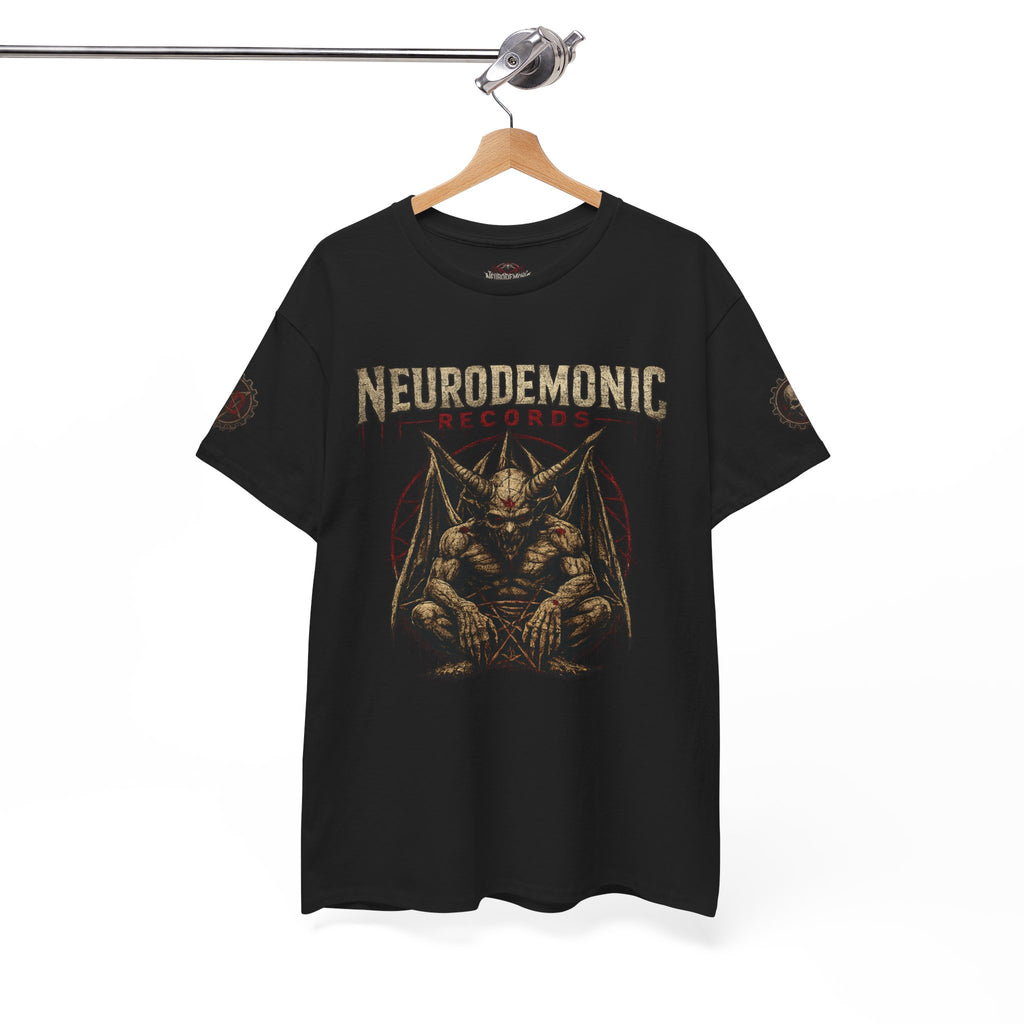 NeuroDemonic Records™ Premium Gildan Cotton T-Shirt – Gargoyle Demon Tour Edition