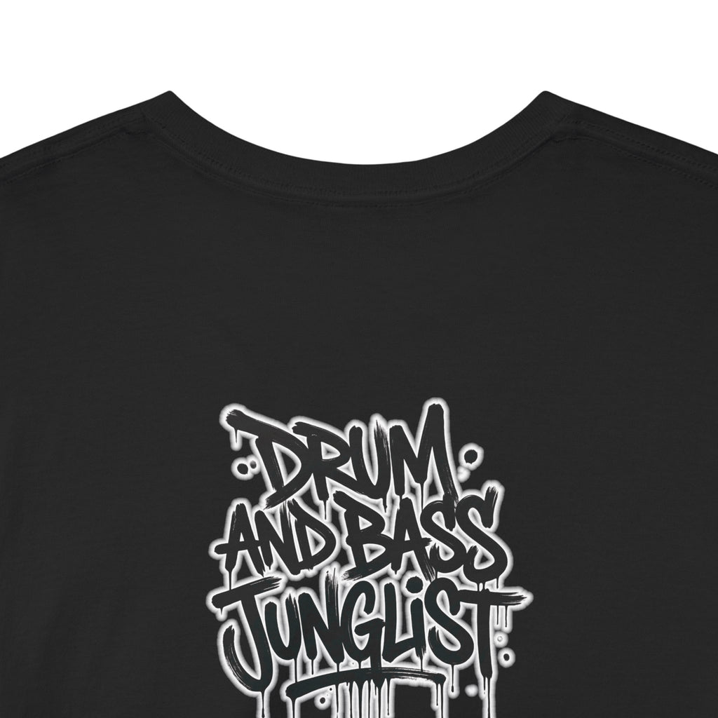 Junglist Militia™ Since 1996 | Drum & Bass Junglist Graffiti Gildan Premium Cotton T-Shirt | NeuroDemonic Records Official Streetwear | 10 Colors