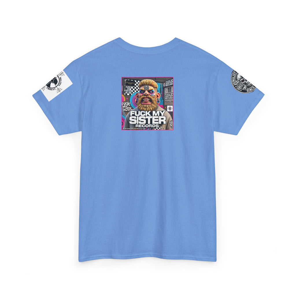 Fuck my Sister Records - Unisex Heavy Cotton Tee - Junglist Militia Since 1996
