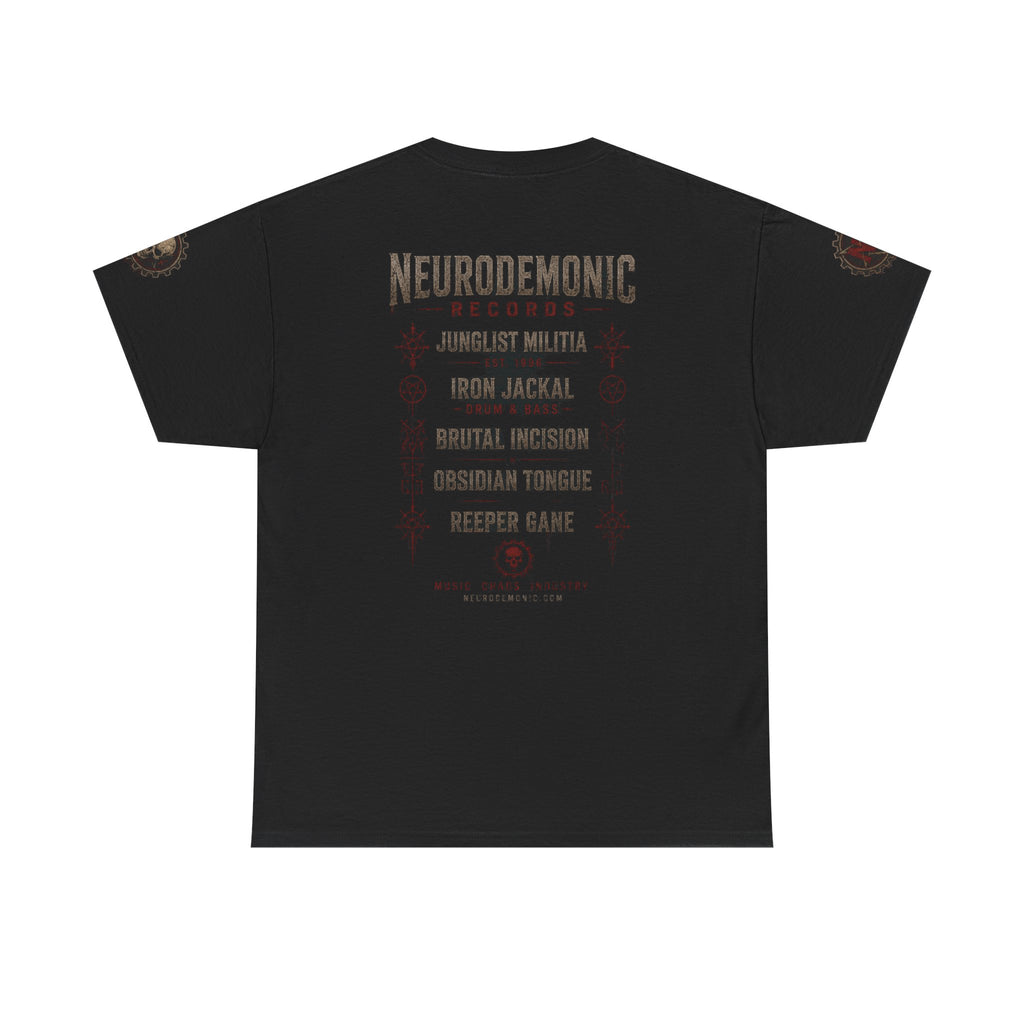 NeuroDemonic Records™ Premium Gildan Cotton T-Shirt – Gargoyle Demon Tour Edition