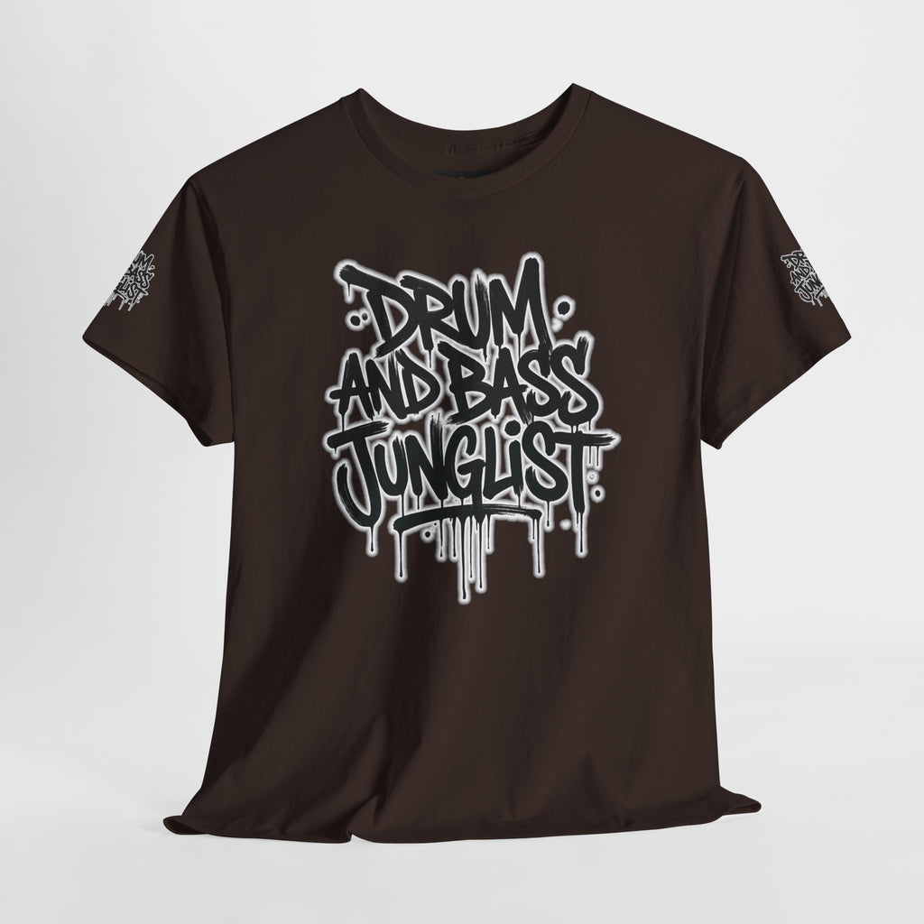 Junglist Militia™ Since 1996 | Drum & Bass Junglist Graffiti Gildan Premium Cotton T-Shirt | NeuroDemonic Records Official Streetwear | 10 Colors