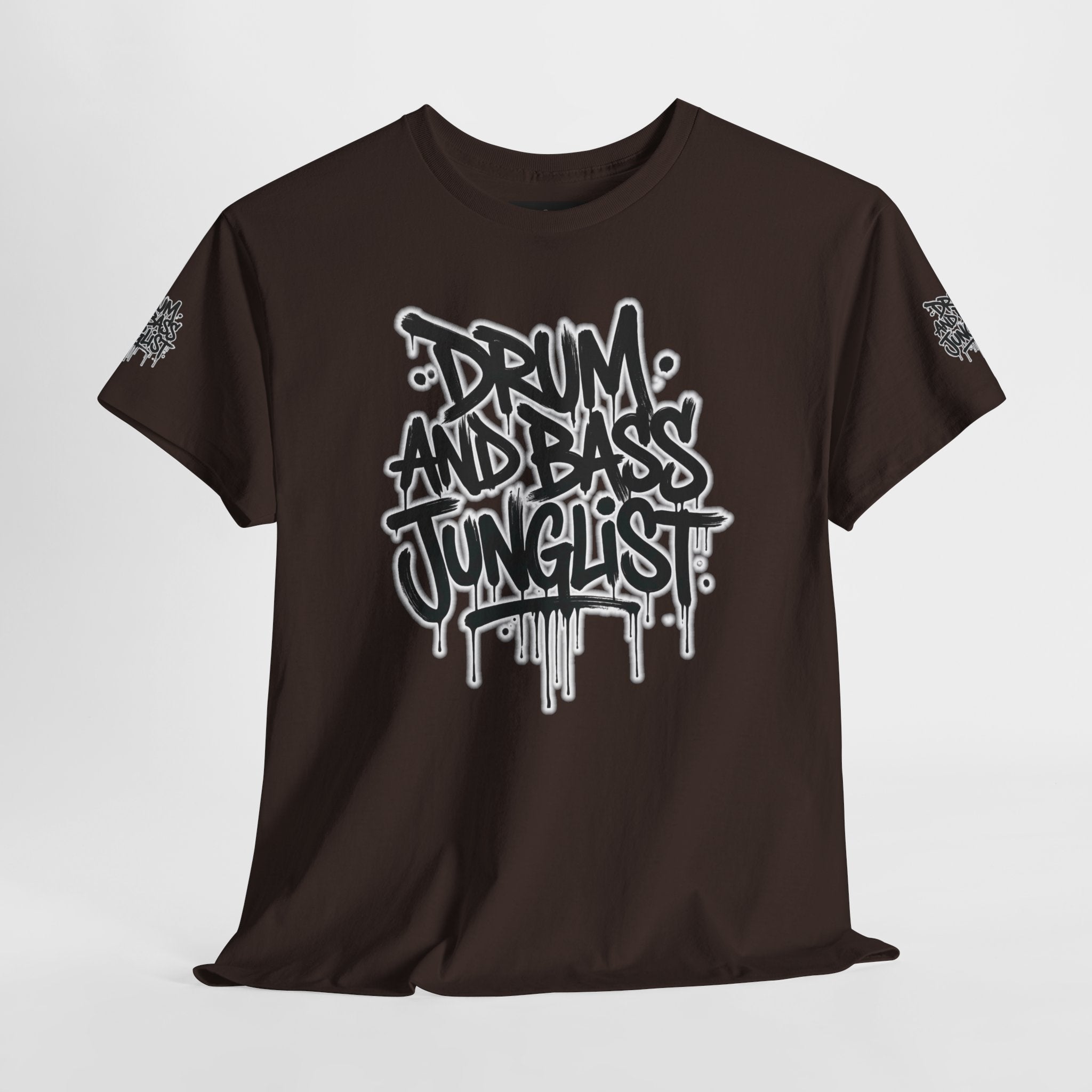 Junglist Militia™ Since 1996 | Drum & Bass Junglist Graffiti Gildan Premium Cotton T-Shirt | NeuroDemonic Records Official Streetwear | 10 Colors