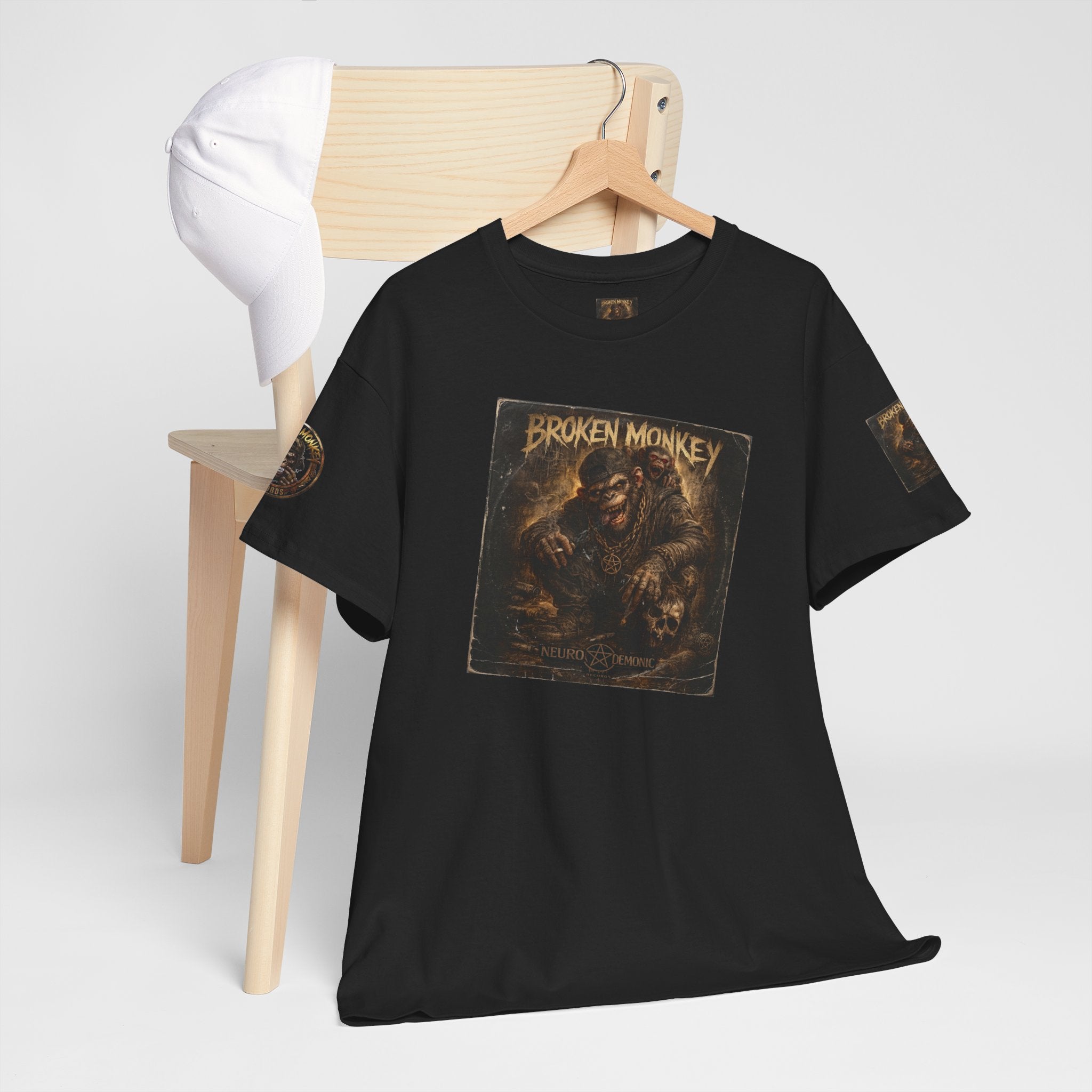 Broken Monkey Limited Edition Concert T-Shirt | Official NeuroDemonic Records Drum and Bass Edition