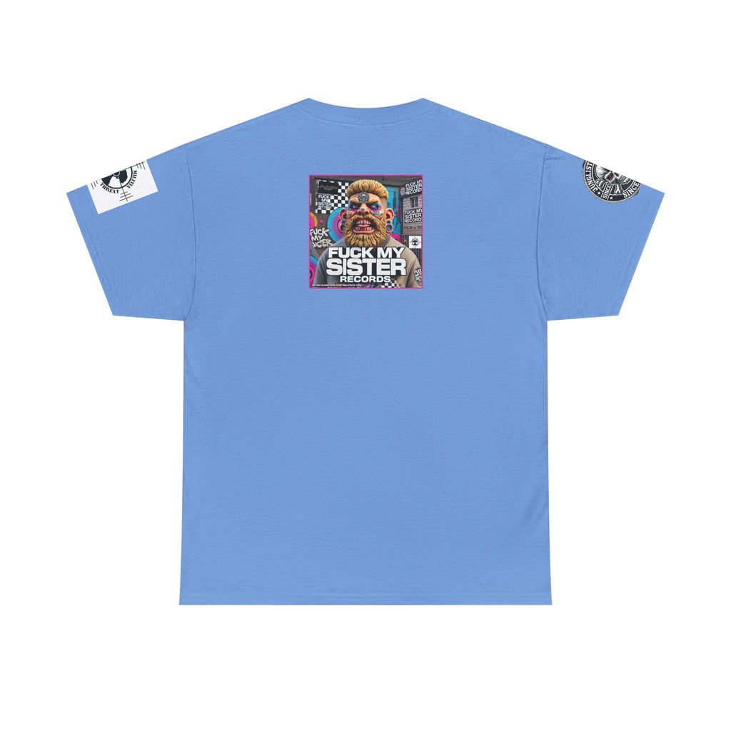 Fuck my Sister Records - Unisex Heavy Cotton Tee - Junglist Militia Since 1996