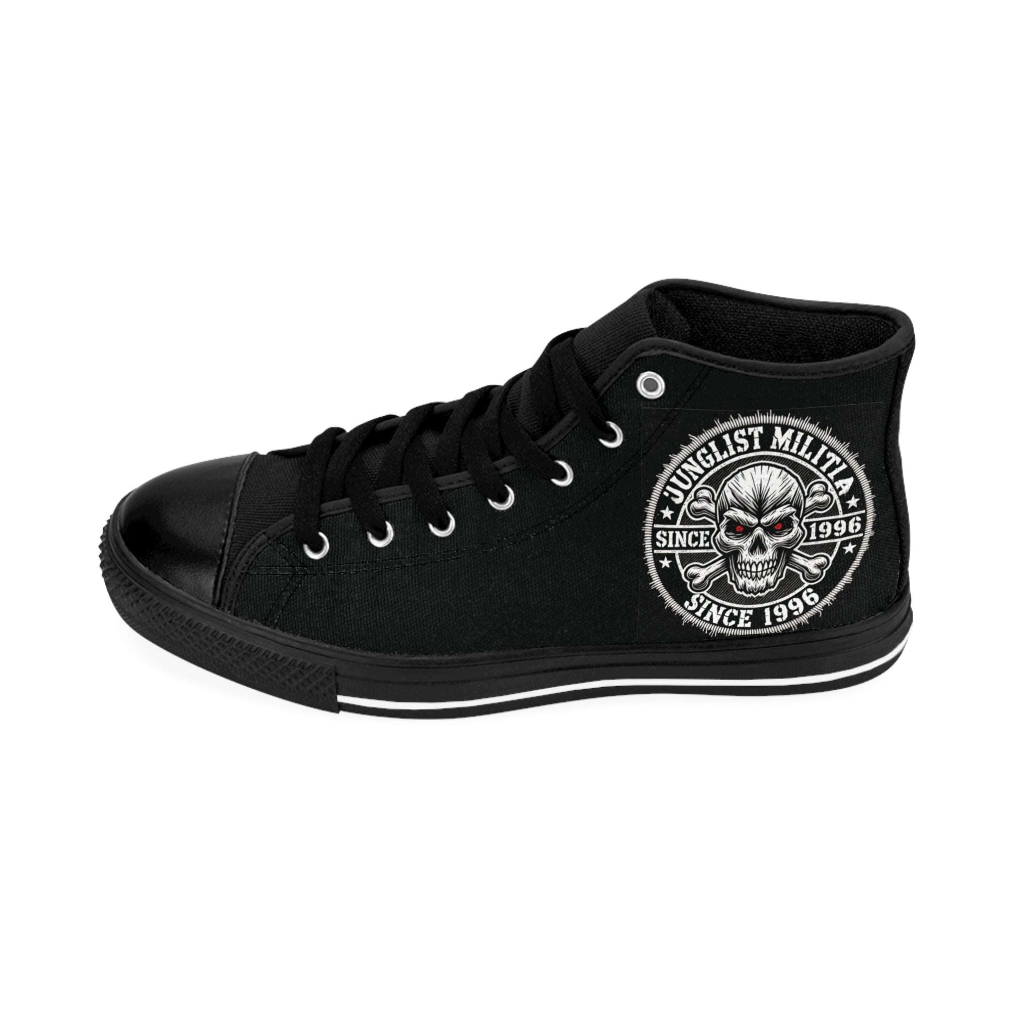 Skull Fuckers-Men's and Woman's Classic Sneakers- Junglist Militia Since 1996 - 4th Gen. Logo